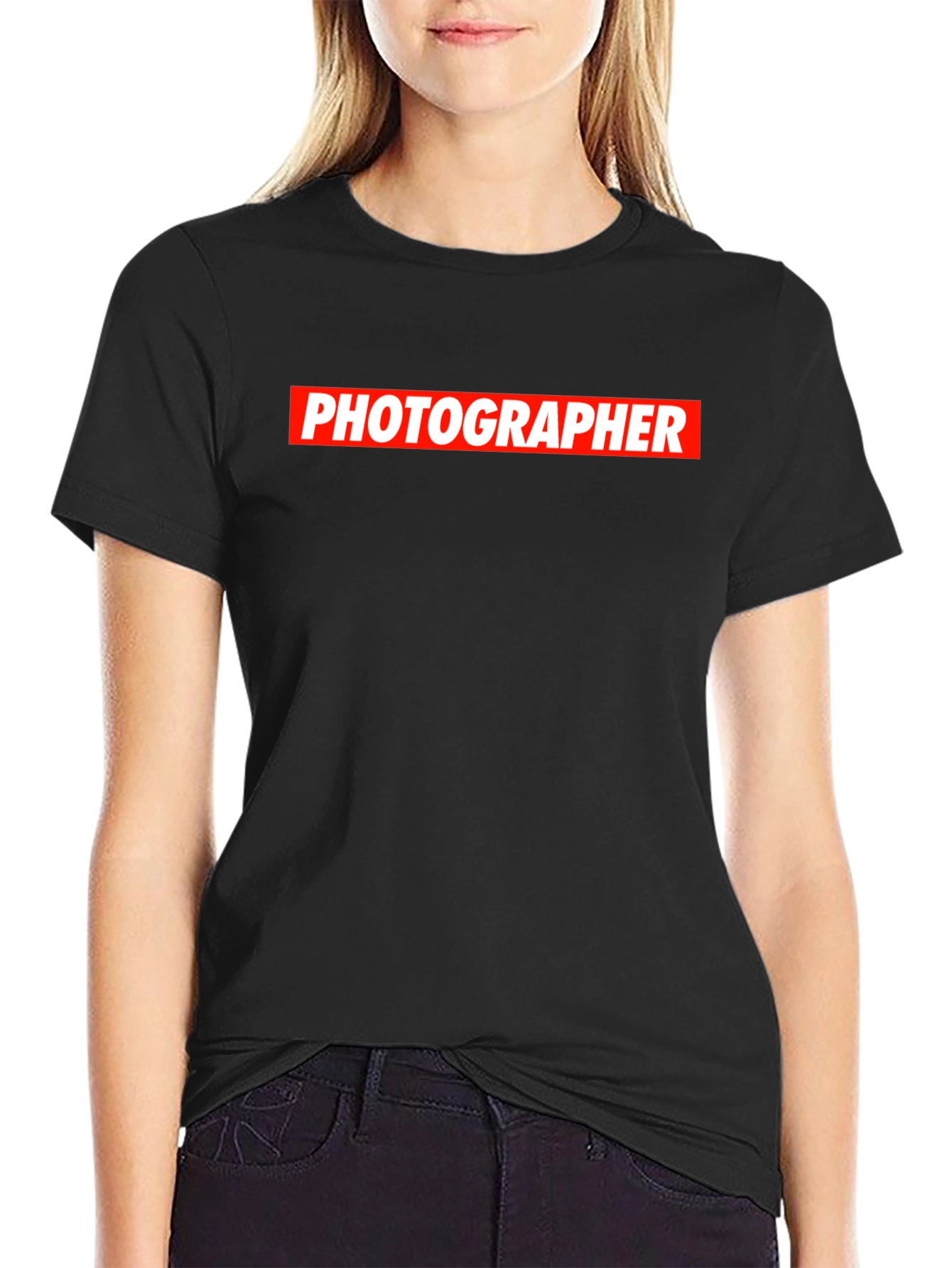 Photographer Tee - Cool Crew Neck T-Shirt