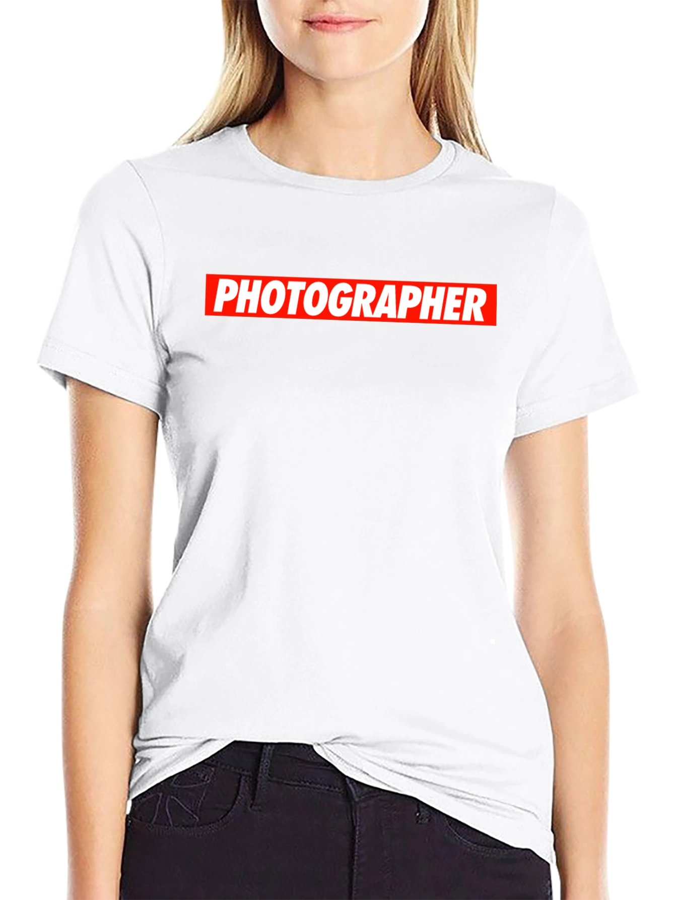 Photographer Tee - Cool Crew Neck T-Shirt