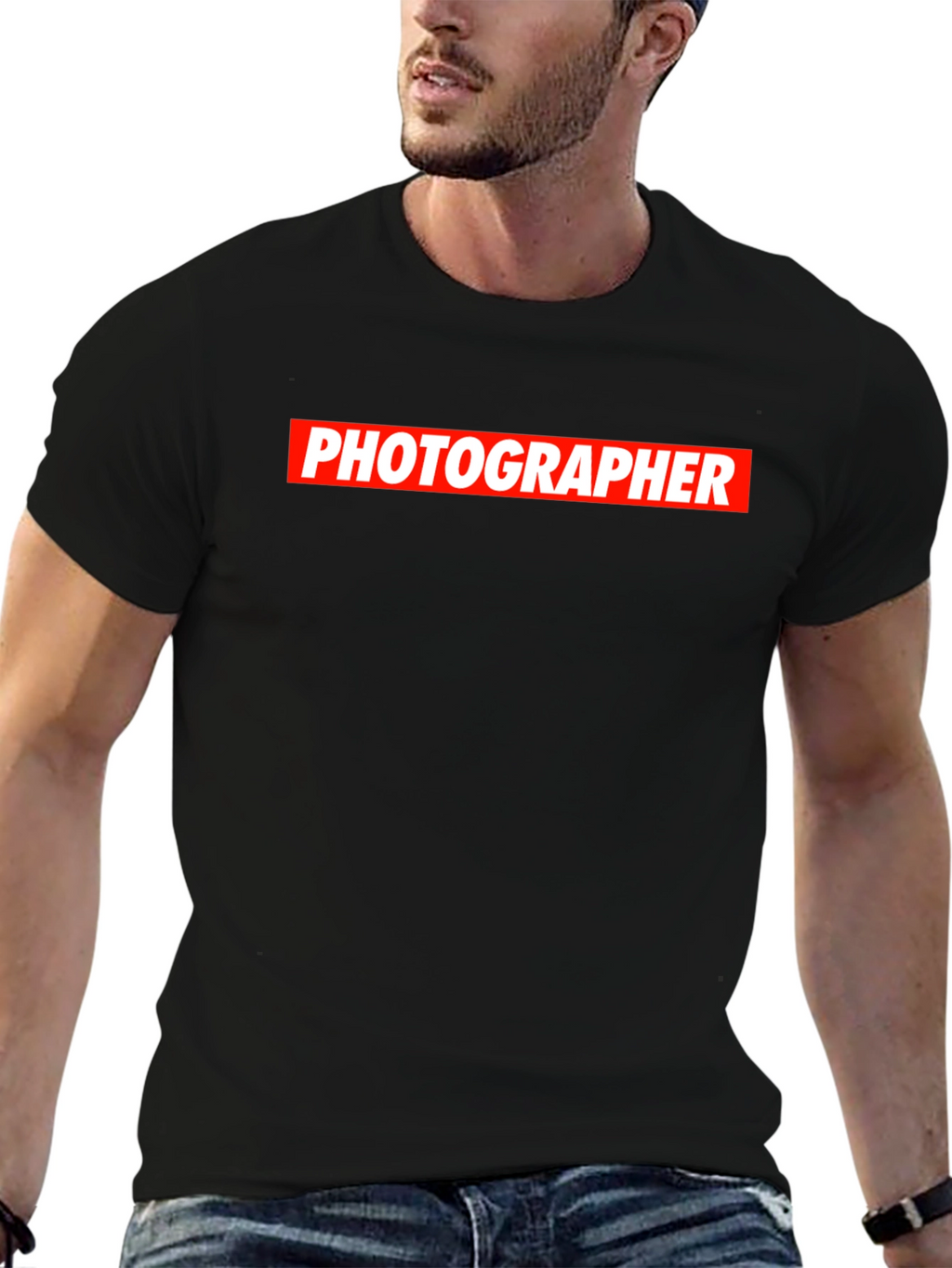 Photographer Tee - Cool Crew Neck T-Shirt