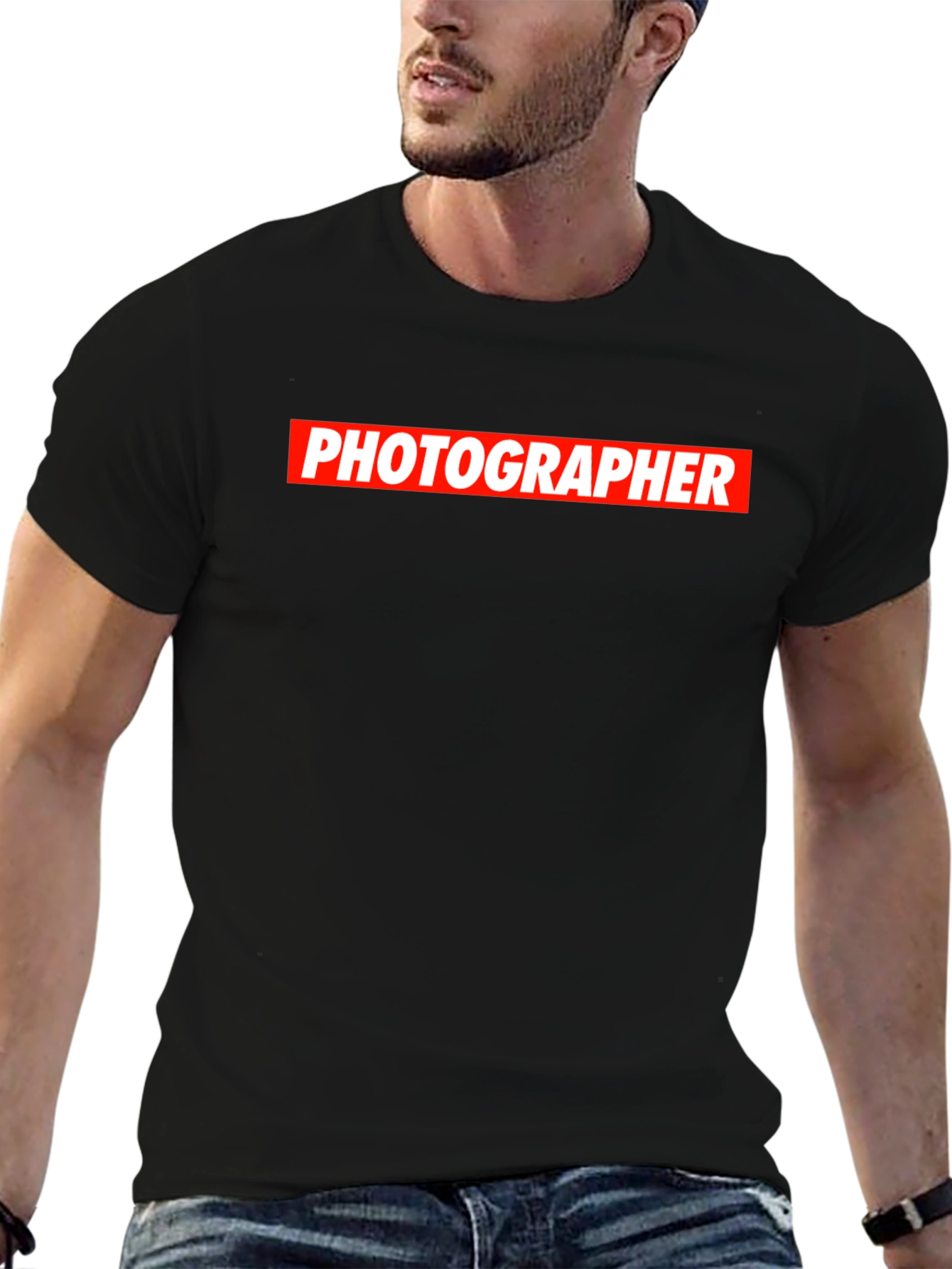 Photographer Tee - Cool Crew Neck T-Shirt