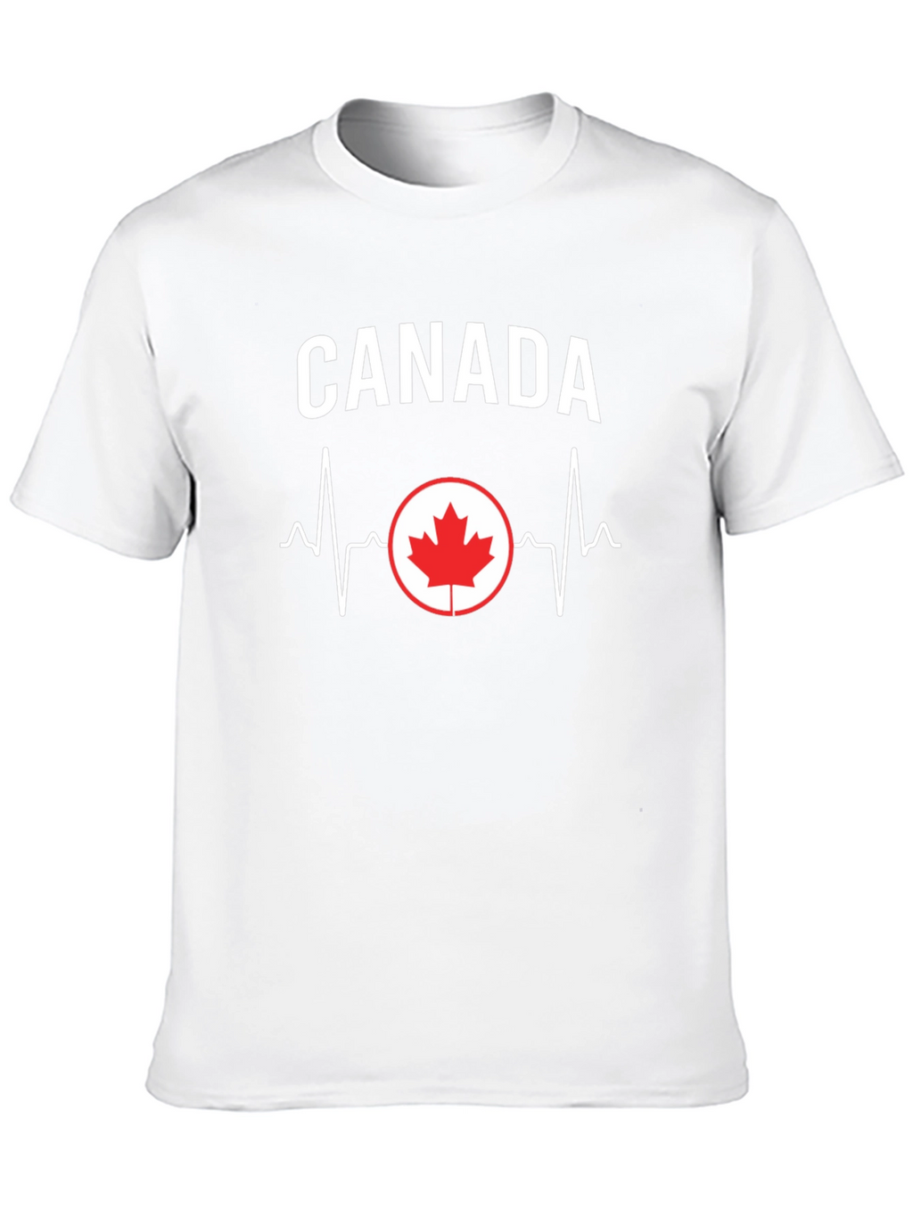 Canada Heartbeat T-Shirt - Black