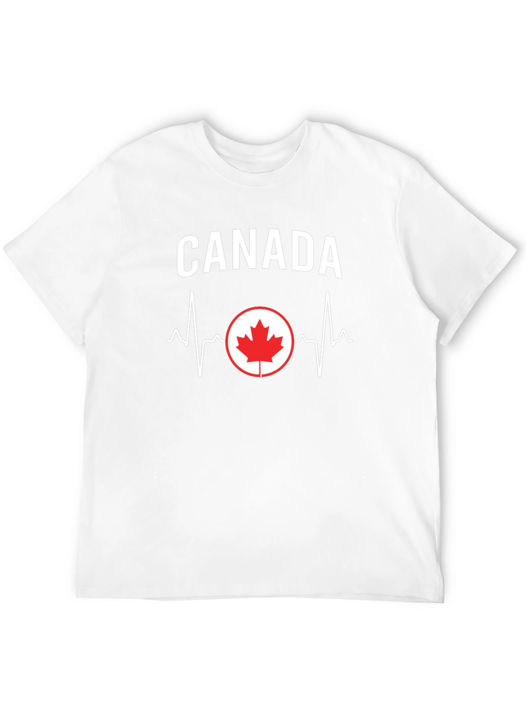 Canada Heartbeat T-Shirt - Black