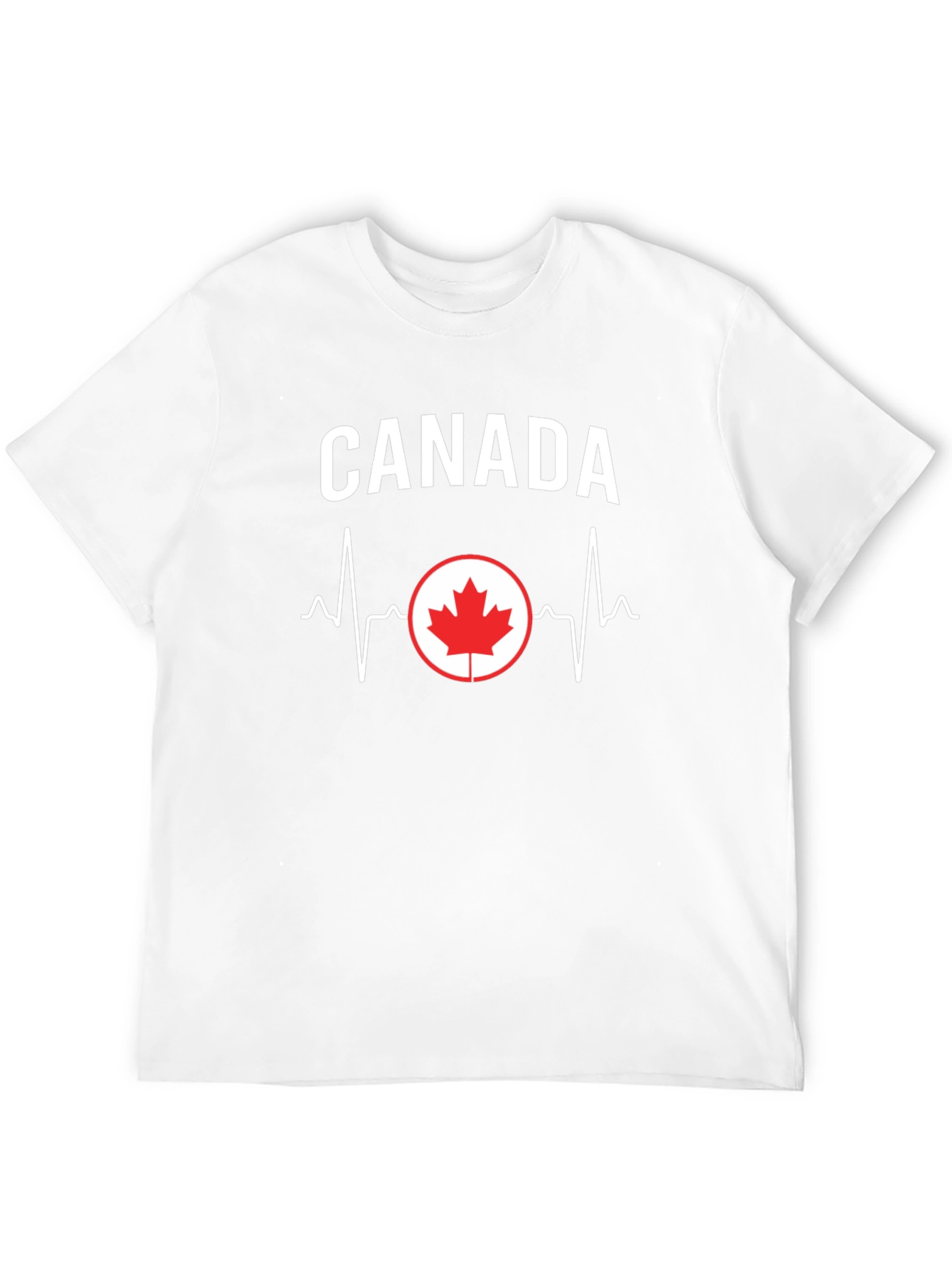 Canada Heartbeat T-Shirt - Black
