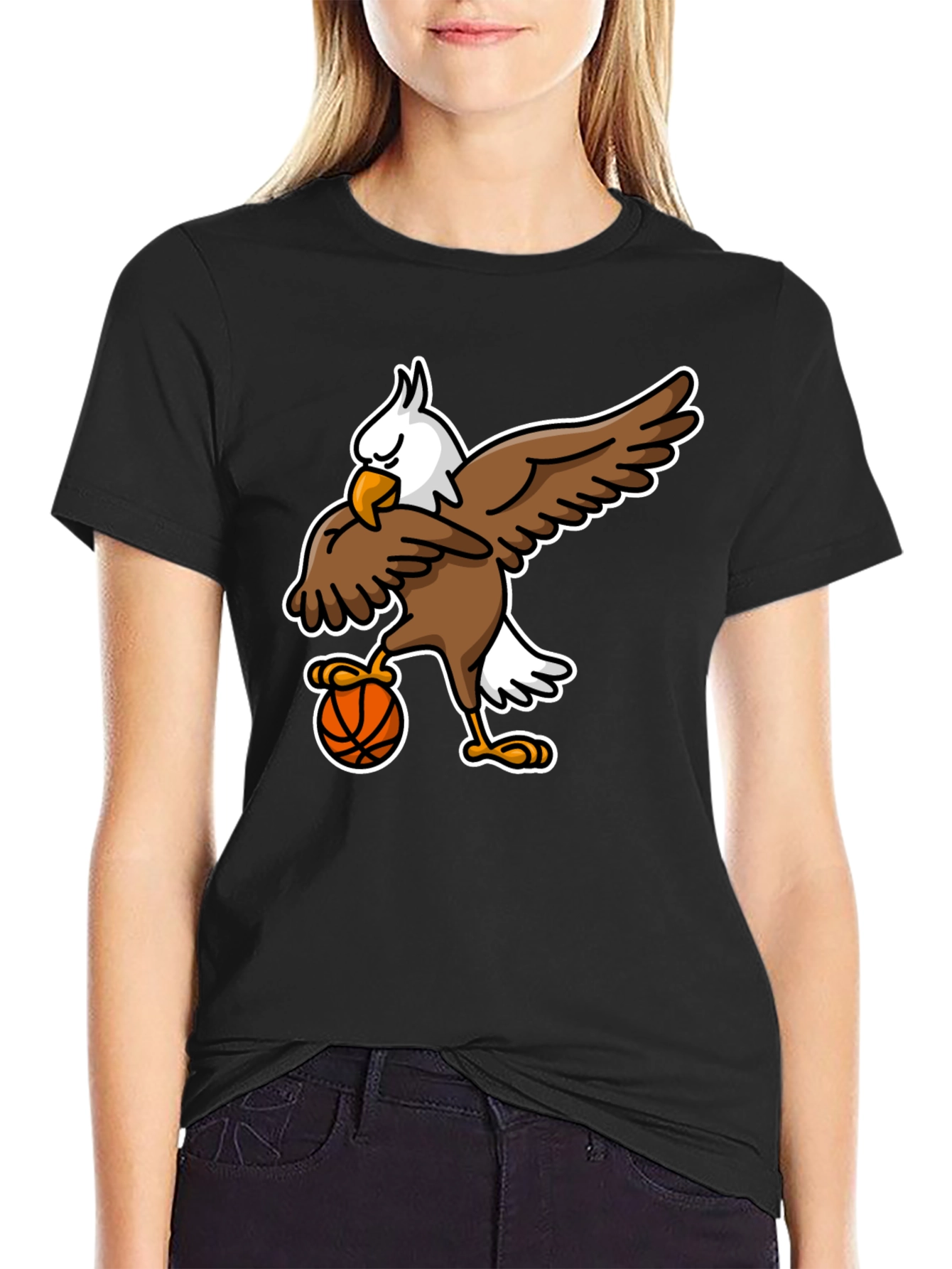 Eagle Basketball Graphic T-Shirt