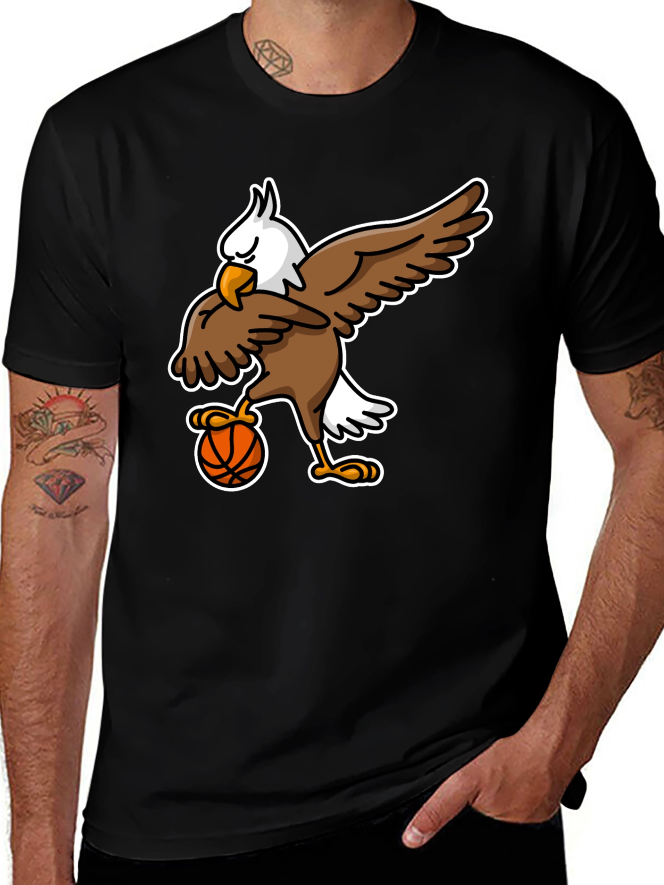 Eagle Basketball Graphic T-Shirt