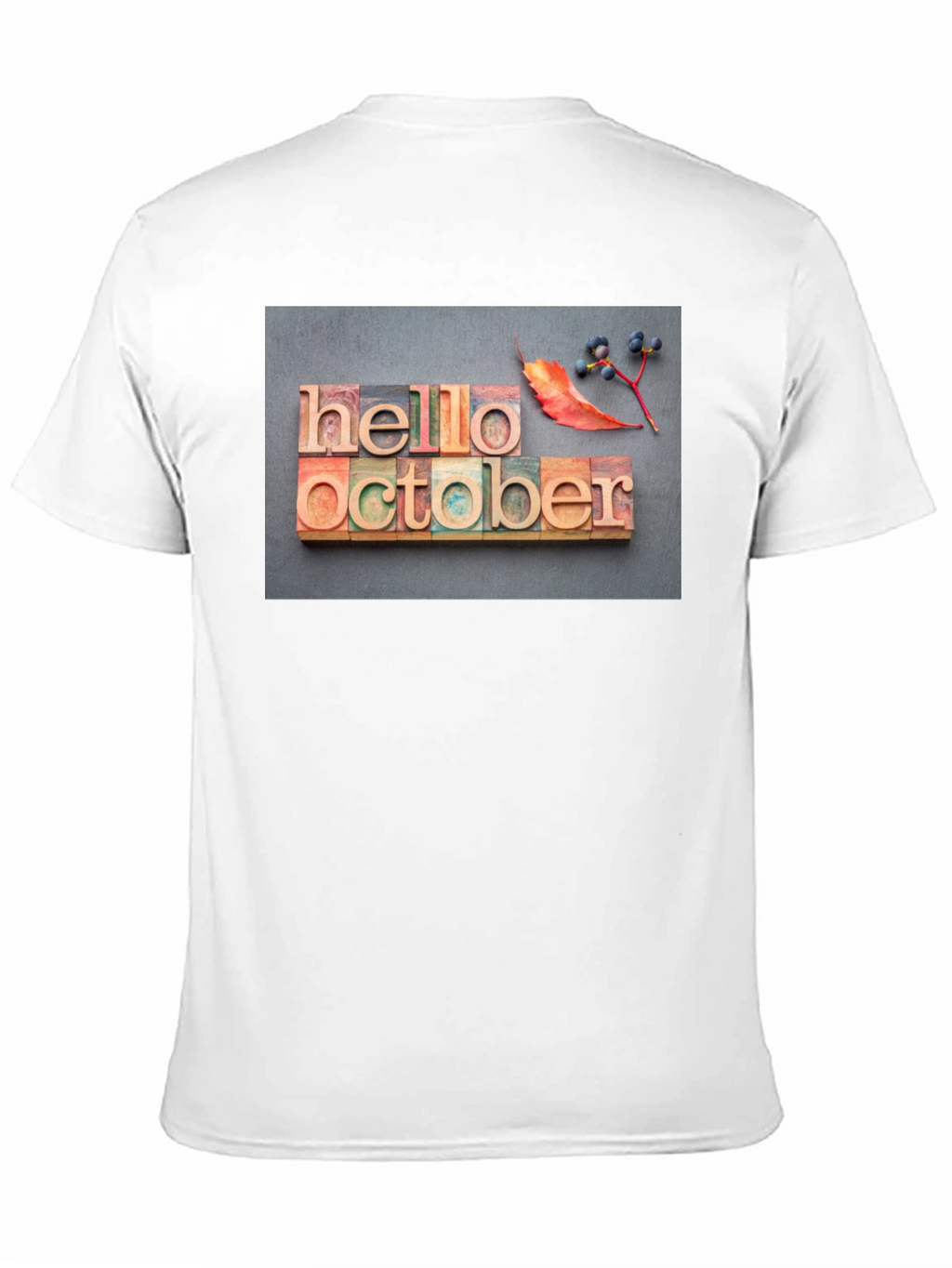 Hello October Graphic T-Shirt - Fall Season Tee