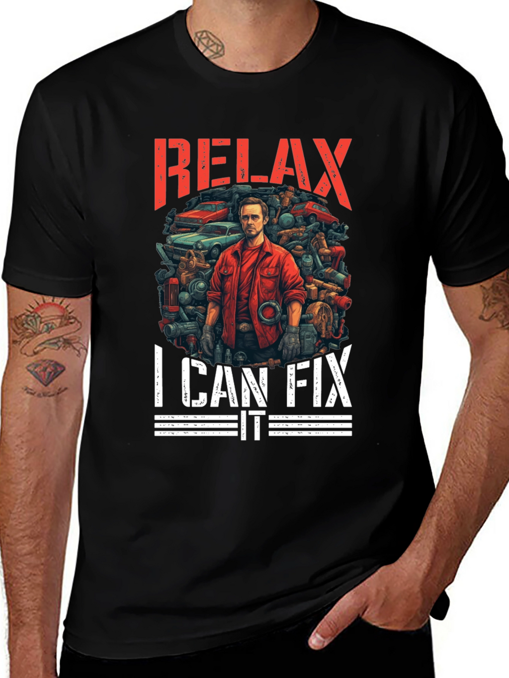 Relax I Can Fix It - Mechanic T-Shirt