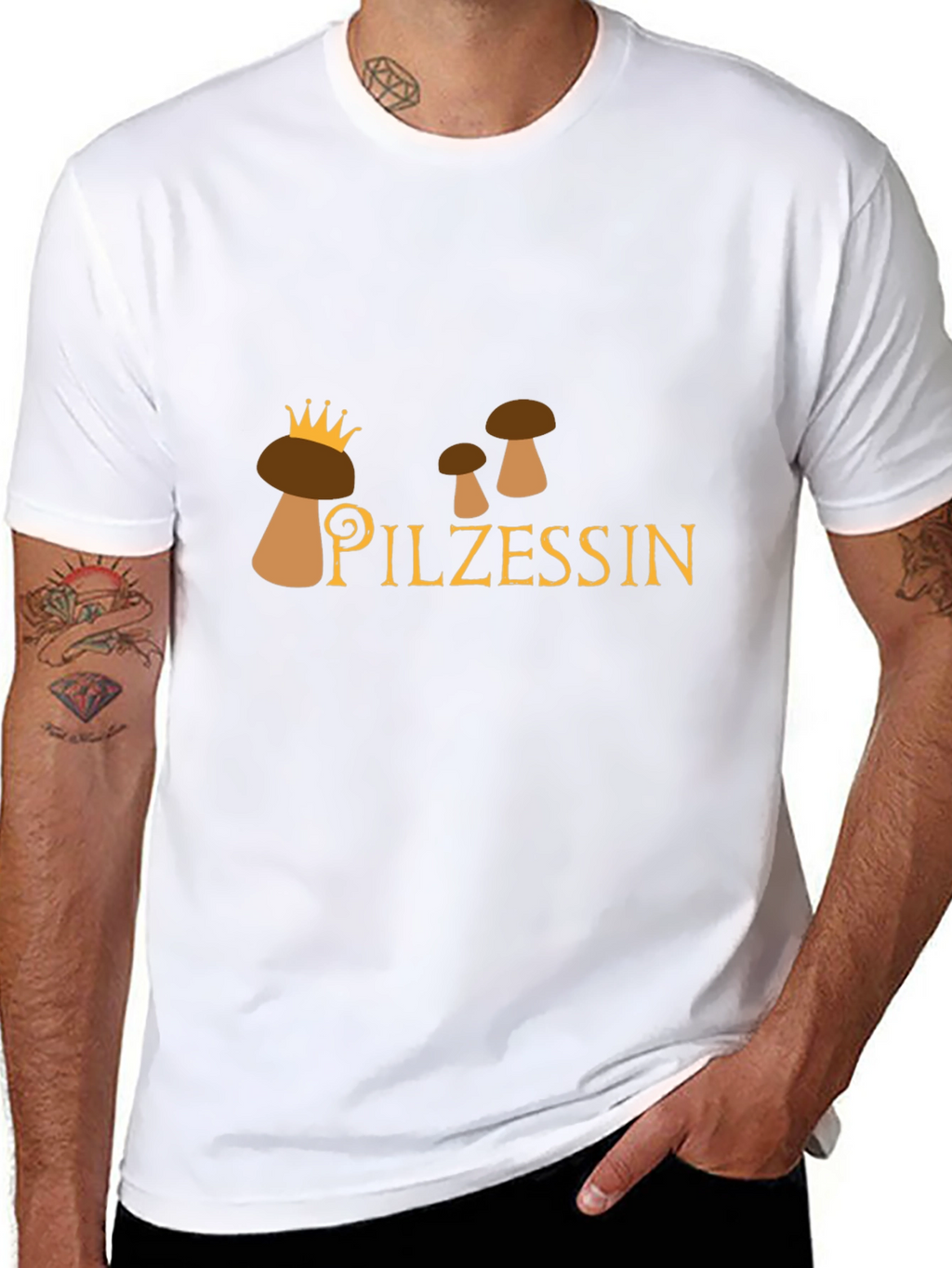 Pilzessin Funny Mushroom Princess Graphic T-Shirt