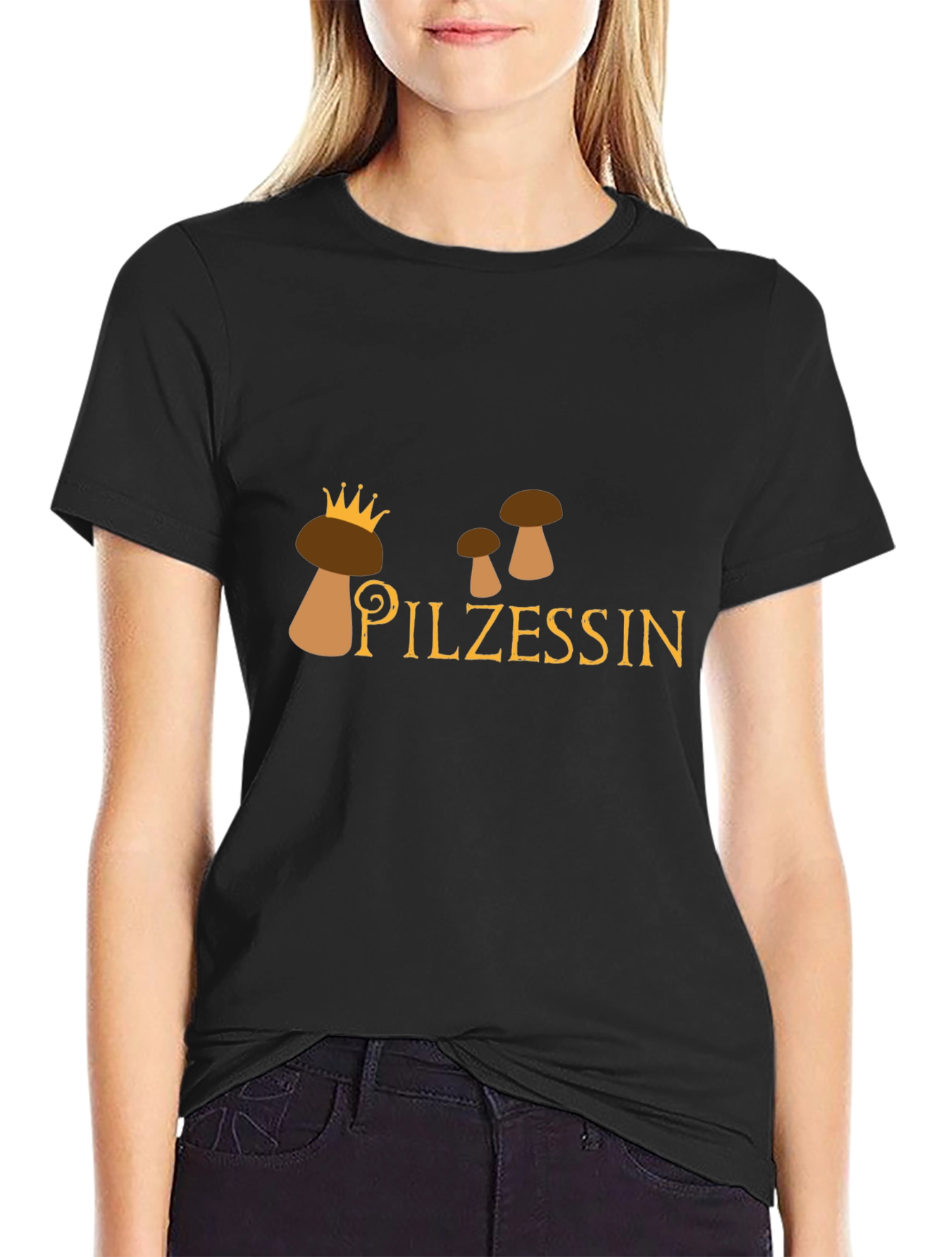 Pilzessin Funny Mushroom Princess Graphic T-Shirt