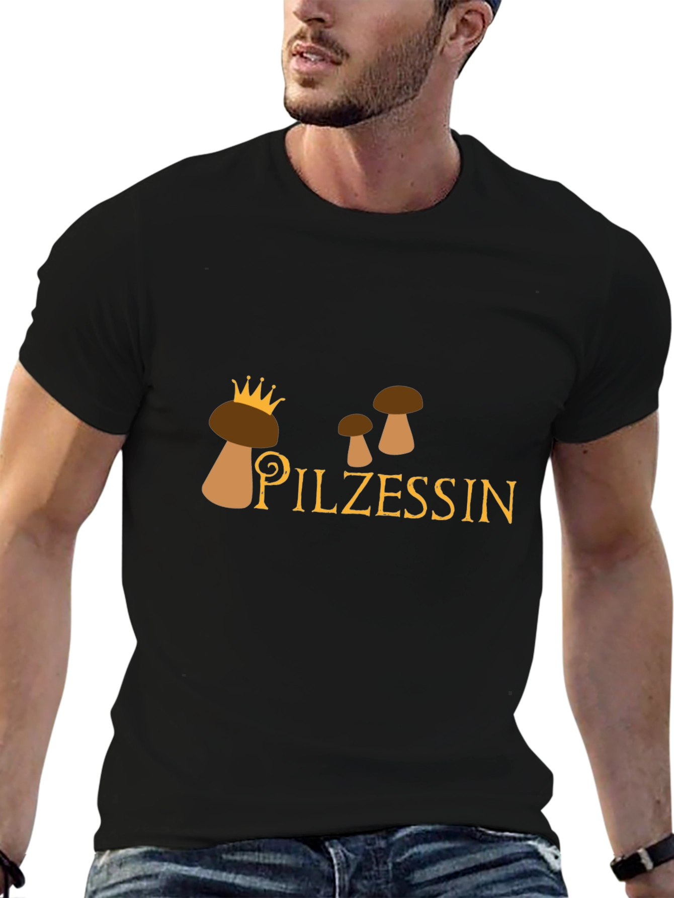Pilzessin Funny Mushroom Princess Graphic T-Shirt