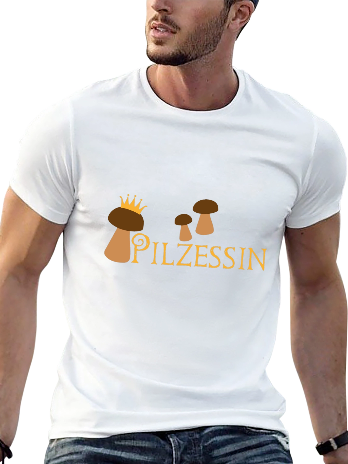 Pilzessin Funny Mushroom Princess Graphic T-Shirt