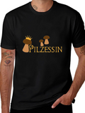 Pilzessin Funny Mushroom Princess Graphic T-Shirt