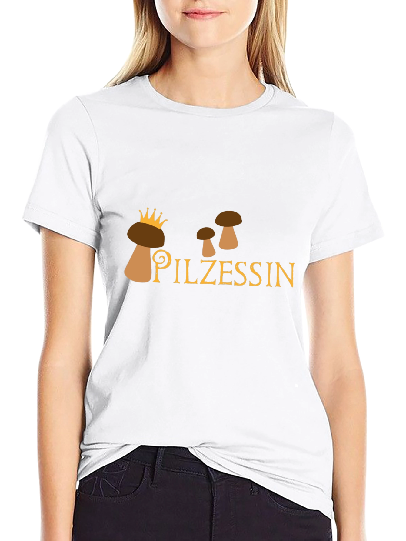 Pilzessin Funny Mushroom Princess Graphic T-Shirt