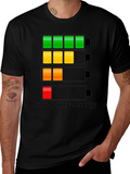 Raise Positive Energy Black T-Shirt - Battery Life Design