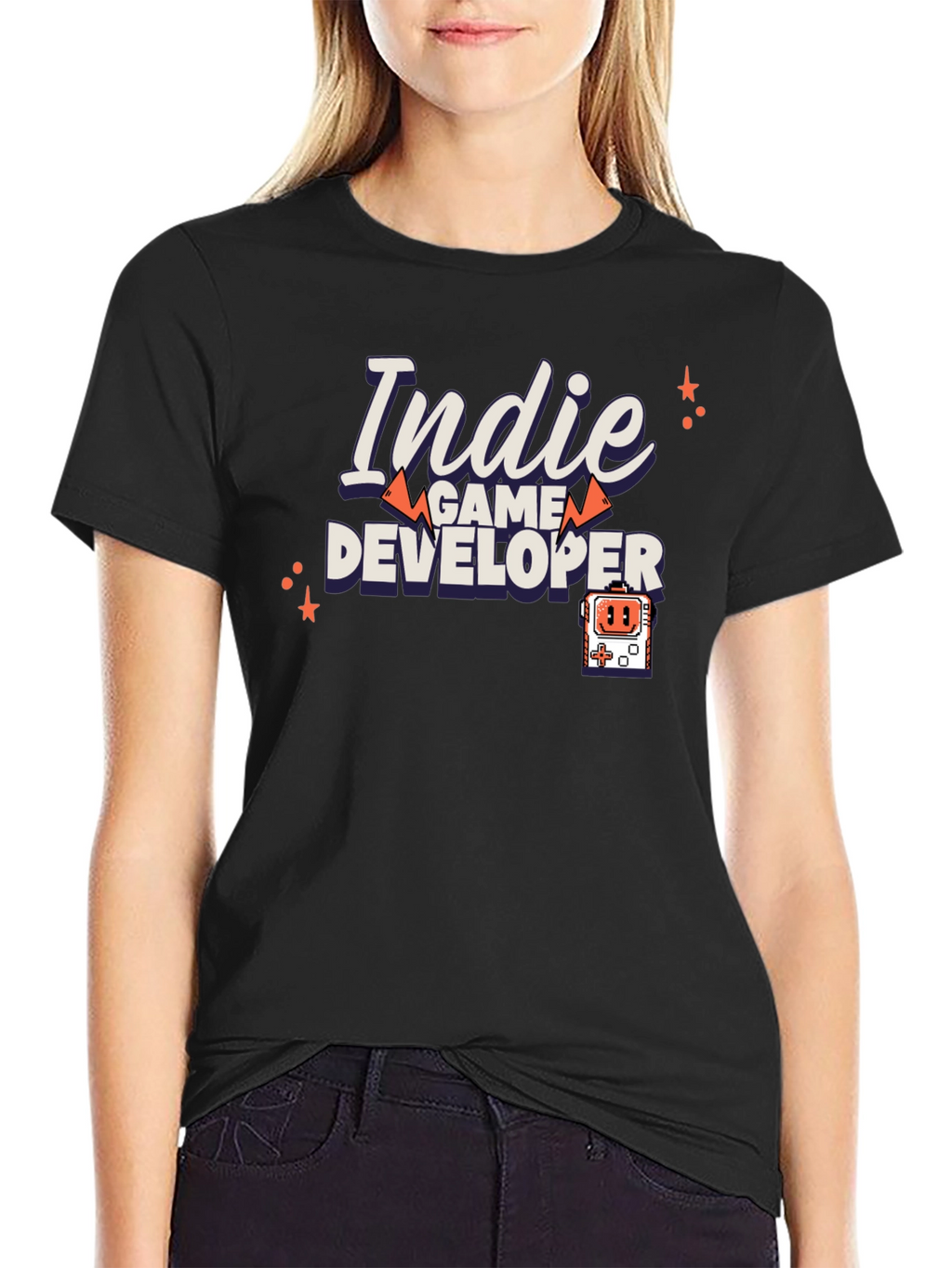 Indie Game Developer Graphic Tee - Gamer T-Shirt