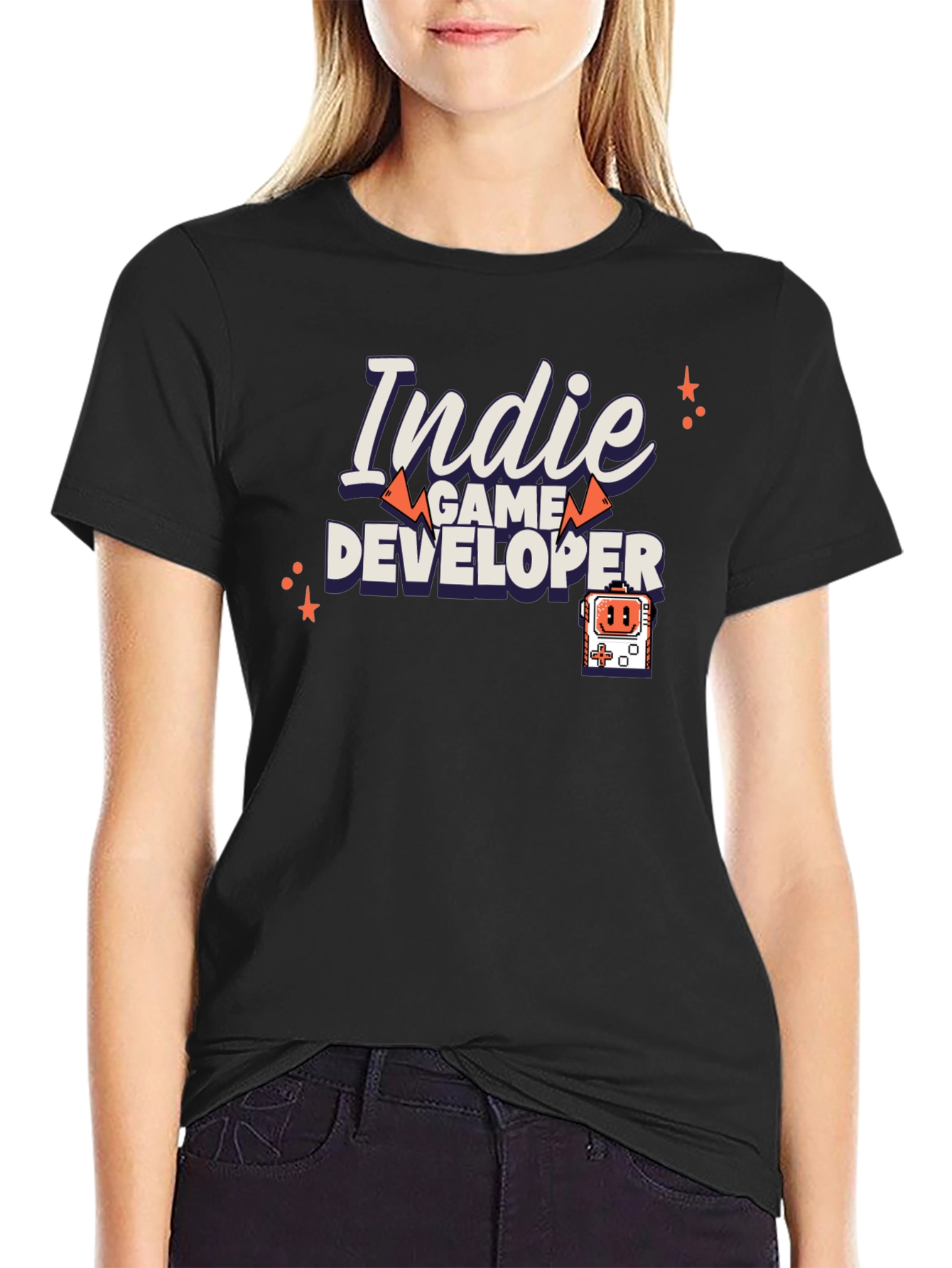 Indie Game Developer Graphic Tee - Gamer T-Shirt