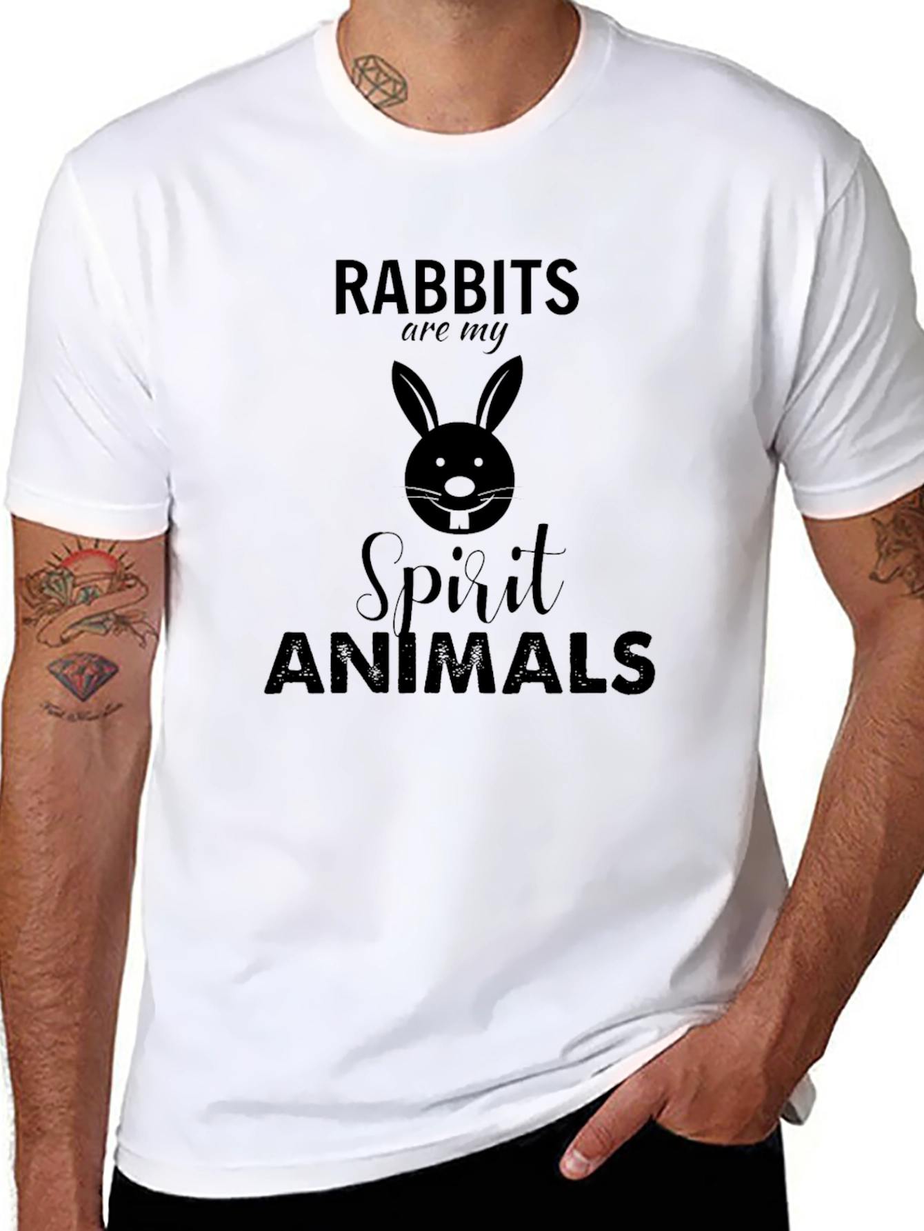 Rabbits are my Spirit Animals T-Shirt