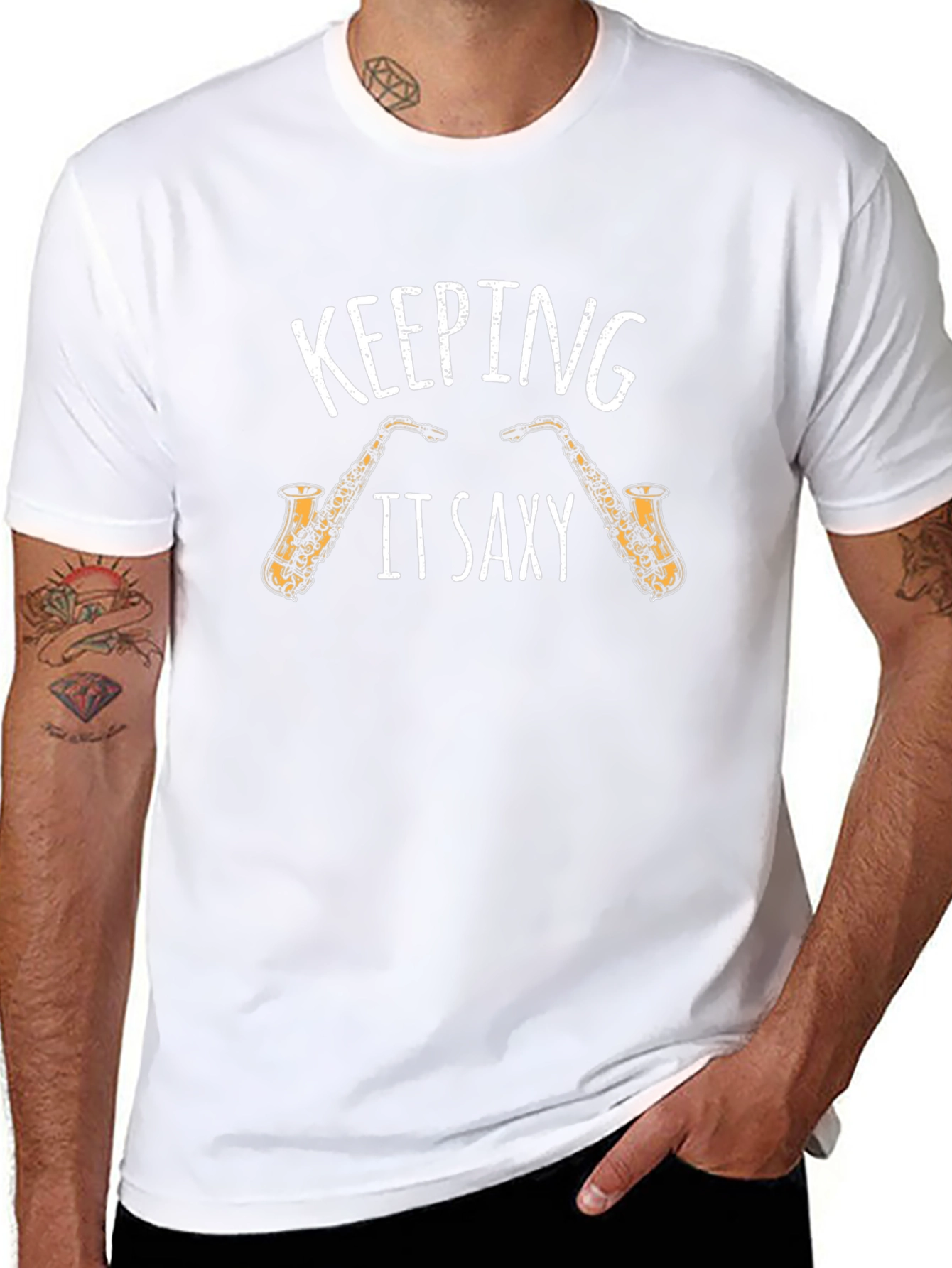Keeping It Saxy T-Shirt Saxophone Tee