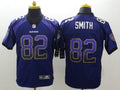 Men's Baltimore Ravens Torrey Smith #82 Purple Game Jerseys