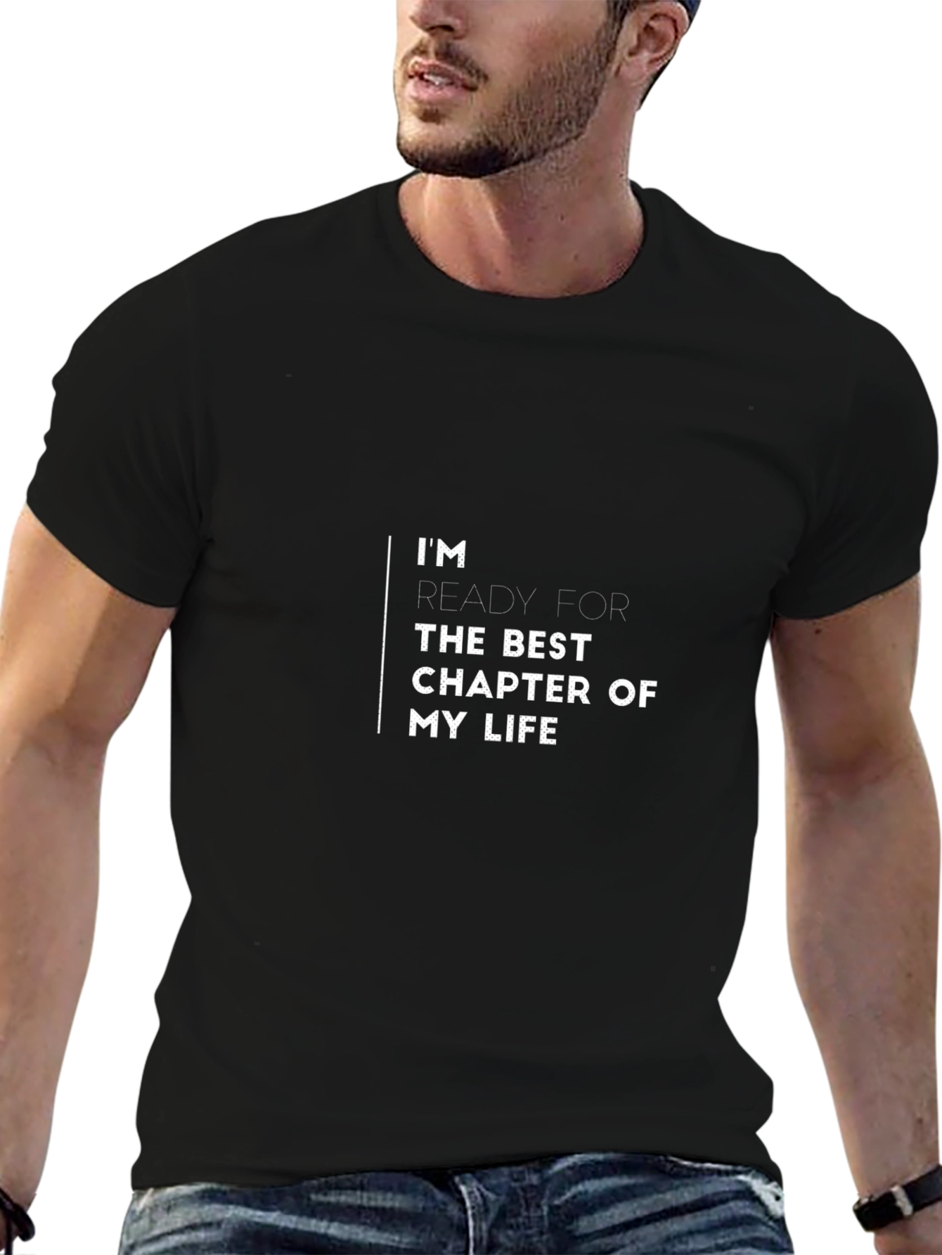 Inspirational Black T-Shirt - Best Chapter of My Life