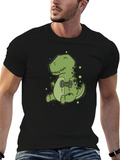 Dino Lifting Weights T-Shirt