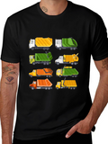 Garbage Truck T-Shirt - Fun Cartoon Trucks!