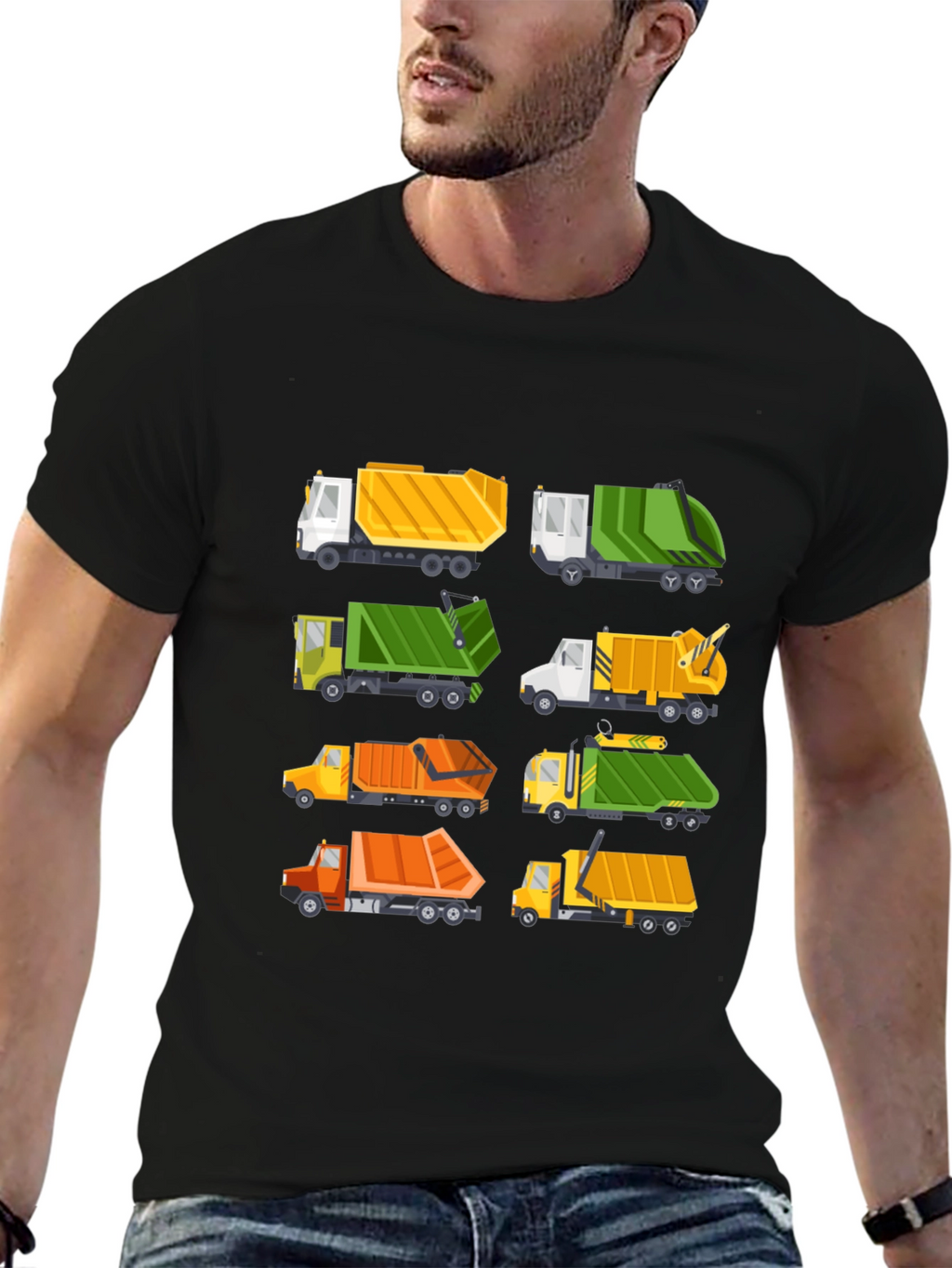 Garbage Truck T-Shirt - Fun Cartoon Trucks!