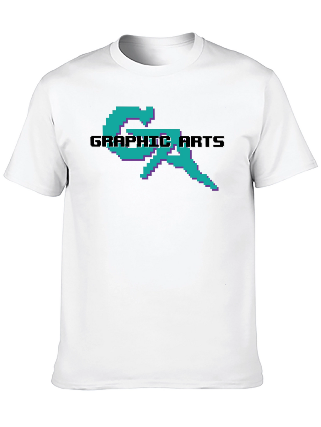 Pixel Graphic Arts T-Shirt - Retro 8-Bit Design