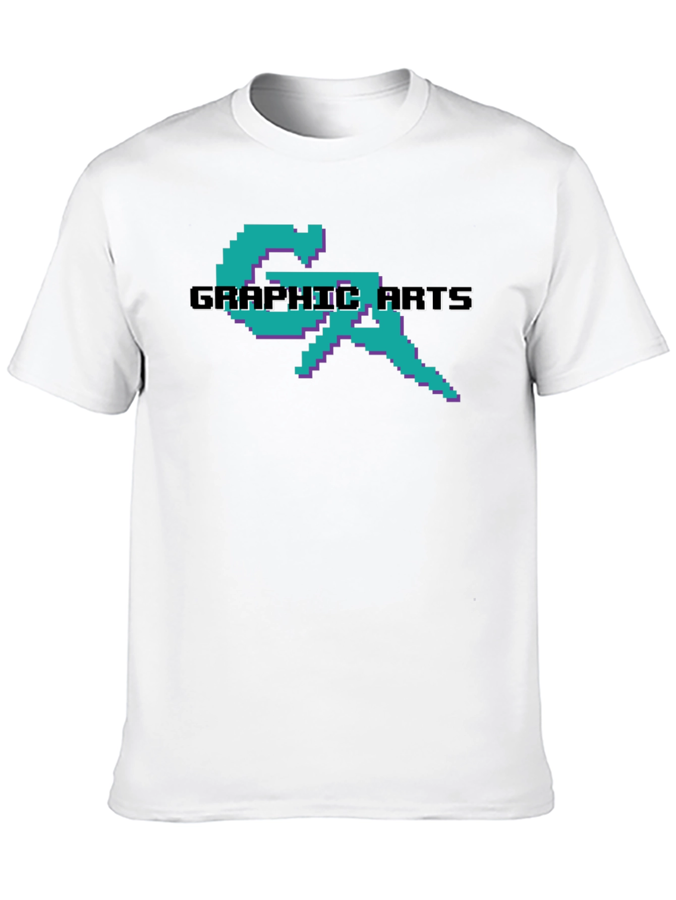 Pixel Graphic Arts T-Shirt - Retro 8-Bit Design