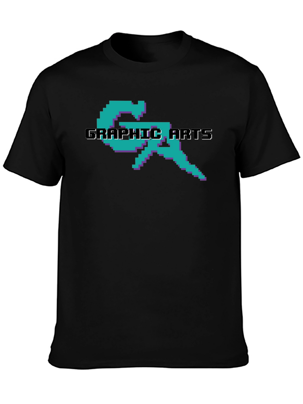 Pixel Graphic Arts T-Shirt - Retro 8-Bit Design