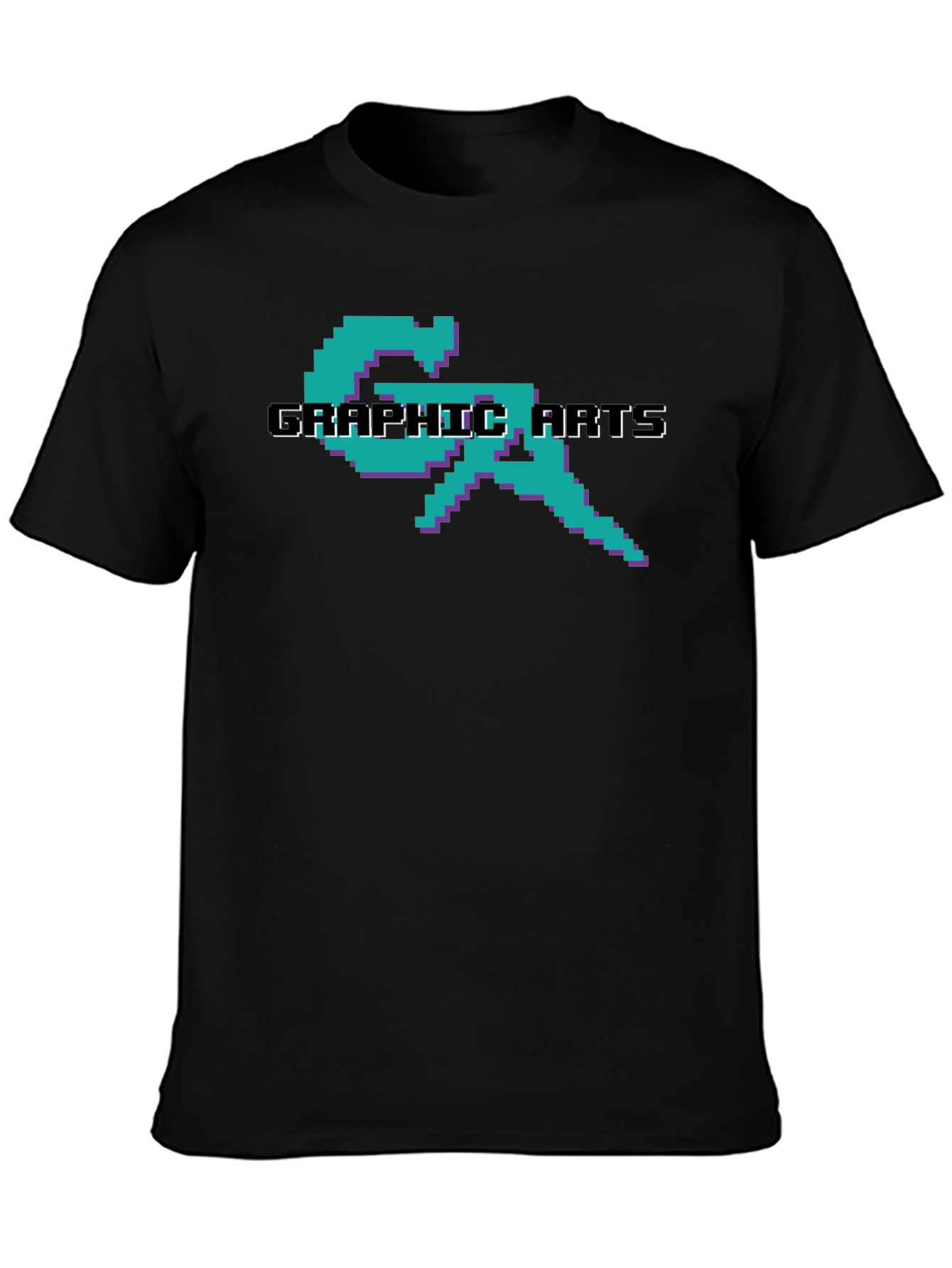Pixel Graphic Arts T-Shirt - Retro 8-Bit Design