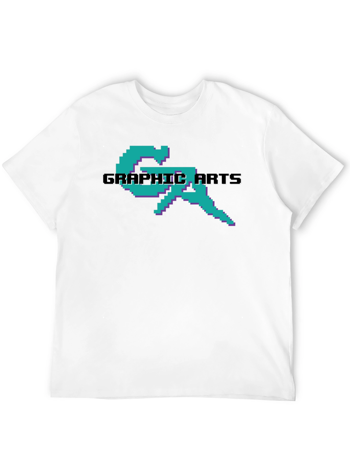 Pixel Graphic Arts T-Shirt - Retro 8-Bit Design