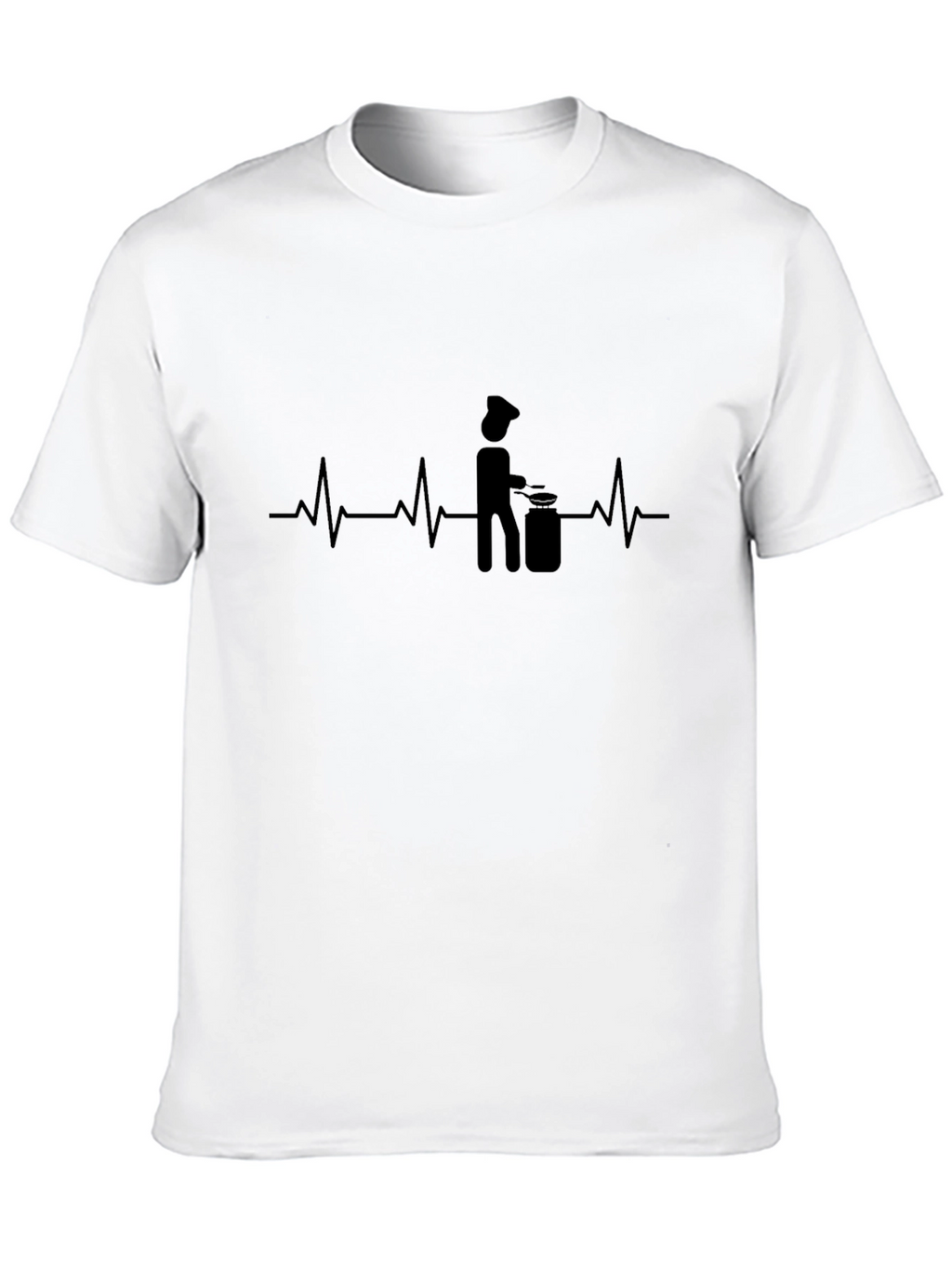 Chef Heartbeat T-Shirt - Cook Passion Tee