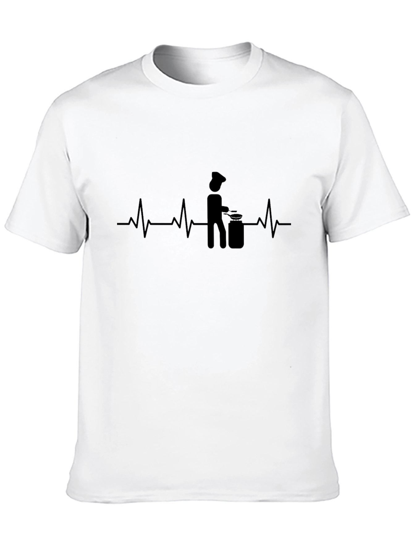 Chef Heartbeat T-Shirt - Cook Passion Tee