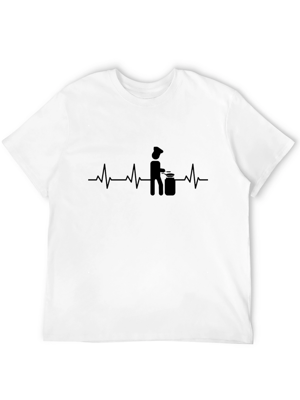 Chef Heartbeat T-Shirt - Cook Passion Tee