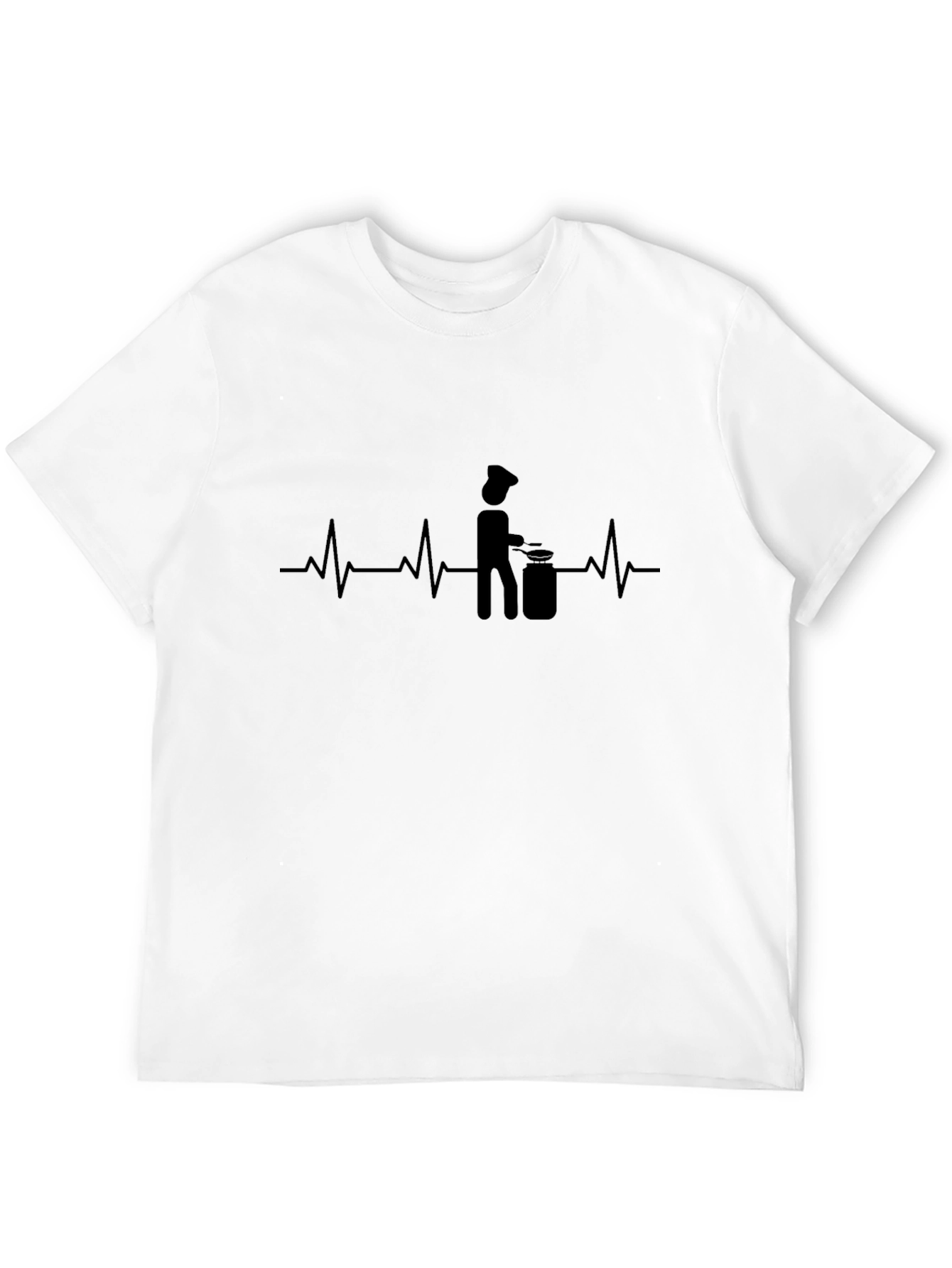 Chef Heartbeat T-Shirt - Cook Passion Tee