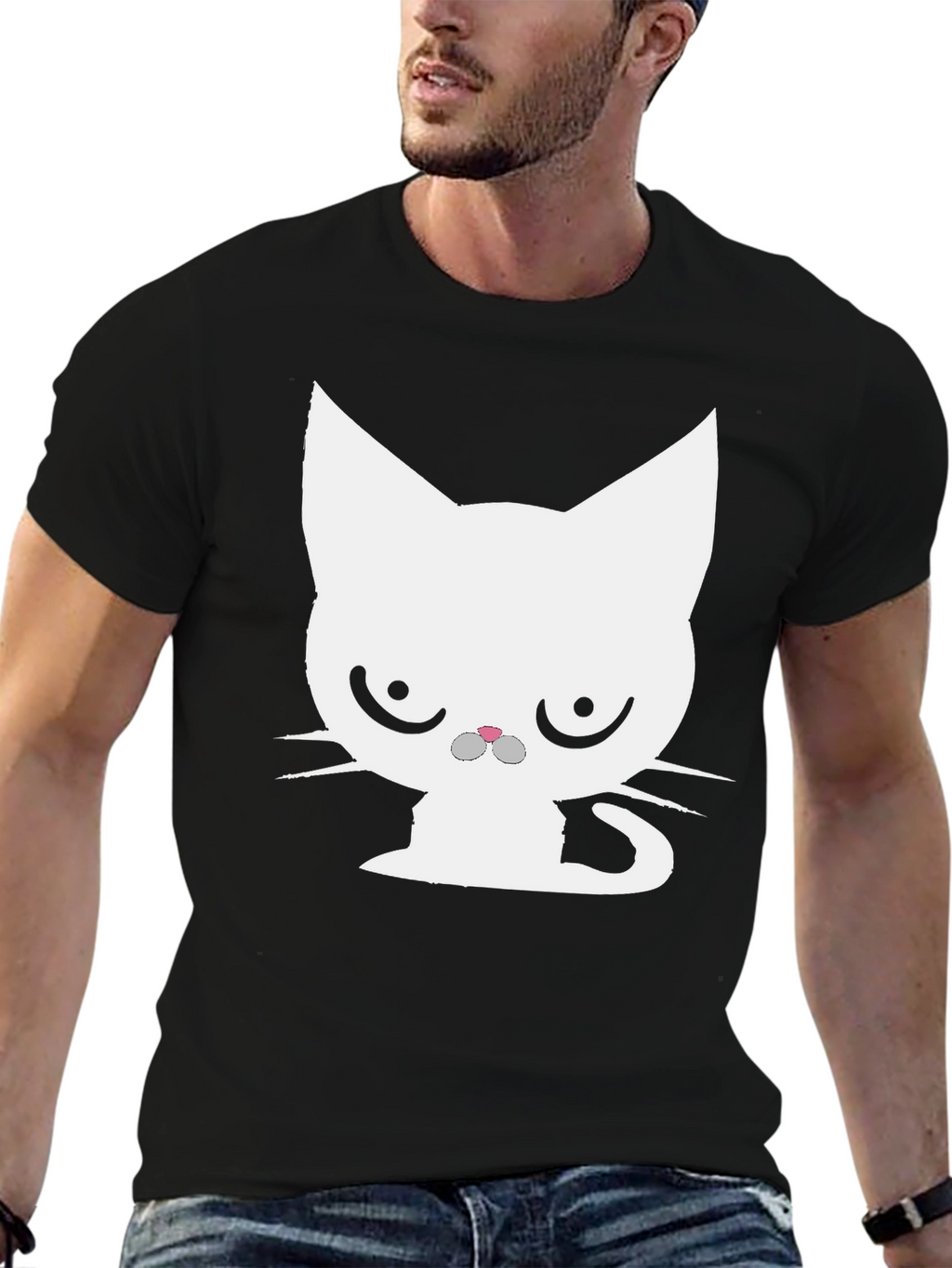 Grumpy Cat Black T-Shirt - Unisex