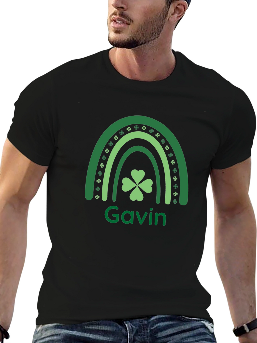 St. Patricks Day Rainbow Clover Shirt