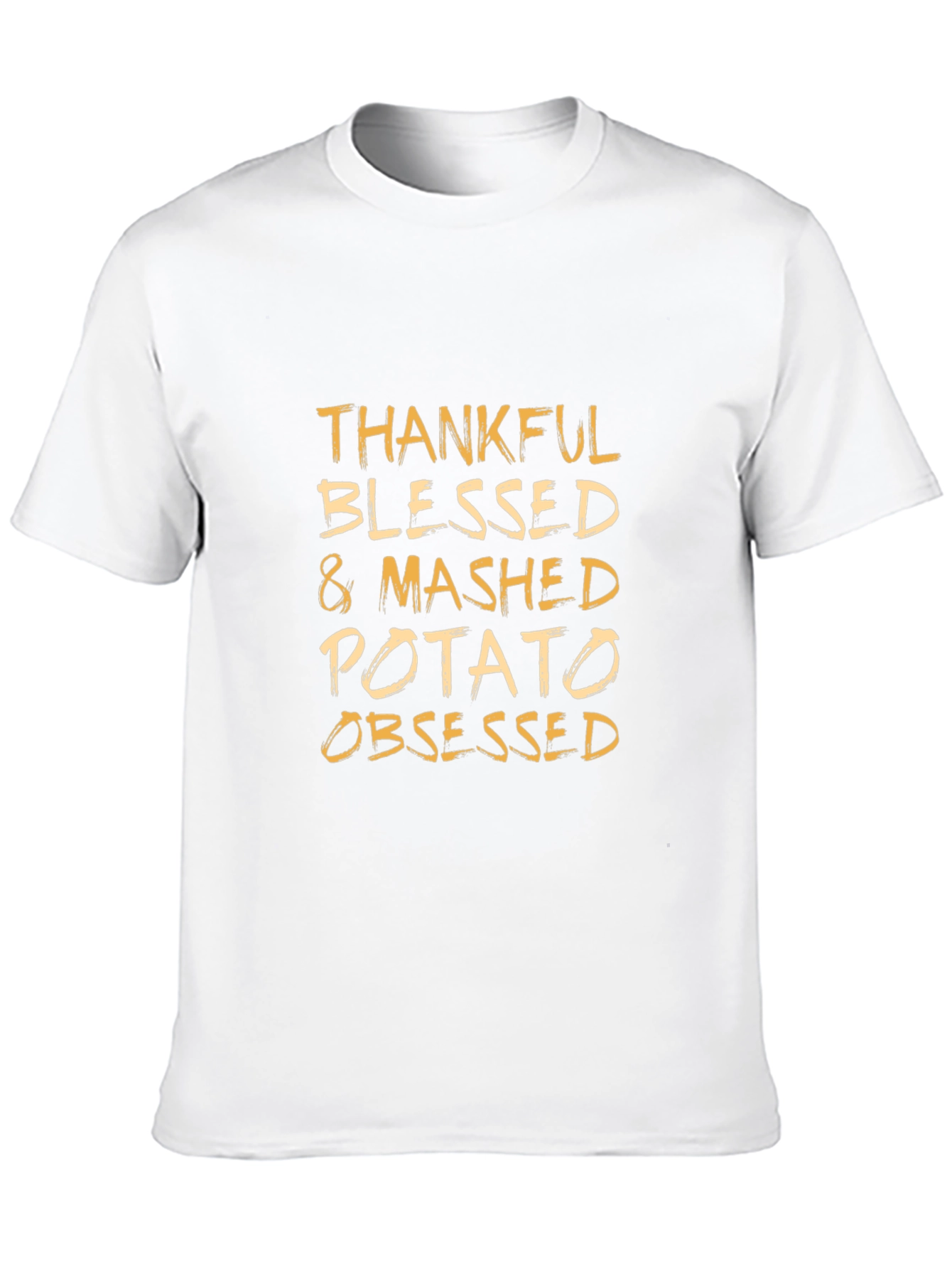 Thankful Blessed & Mashed Potato Obsessed T-Shirt