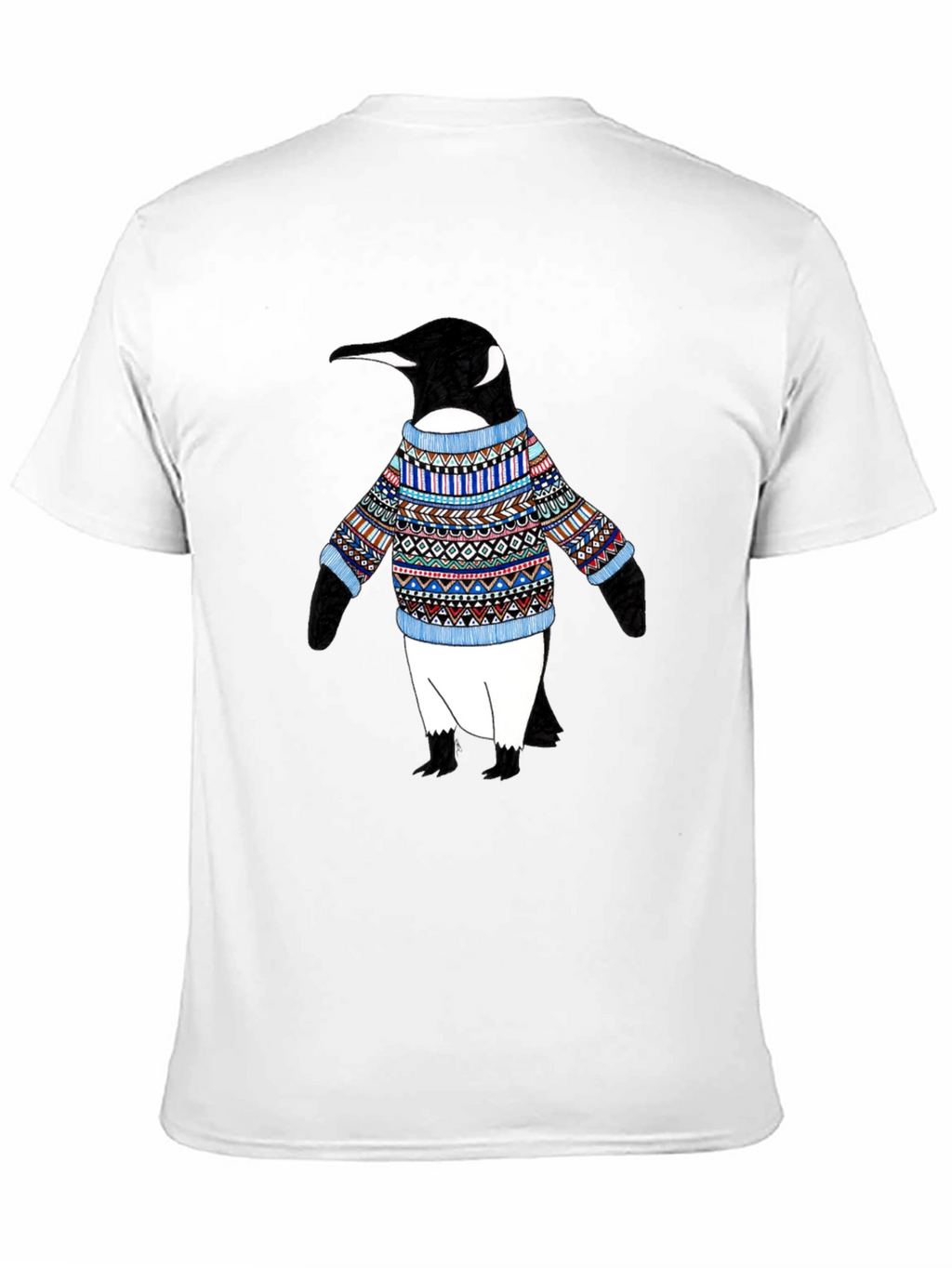 Penguin Sweater T-Shirt - Black