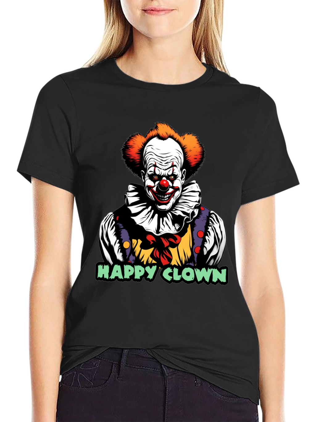 Happy Clown Graphic T-Shirt