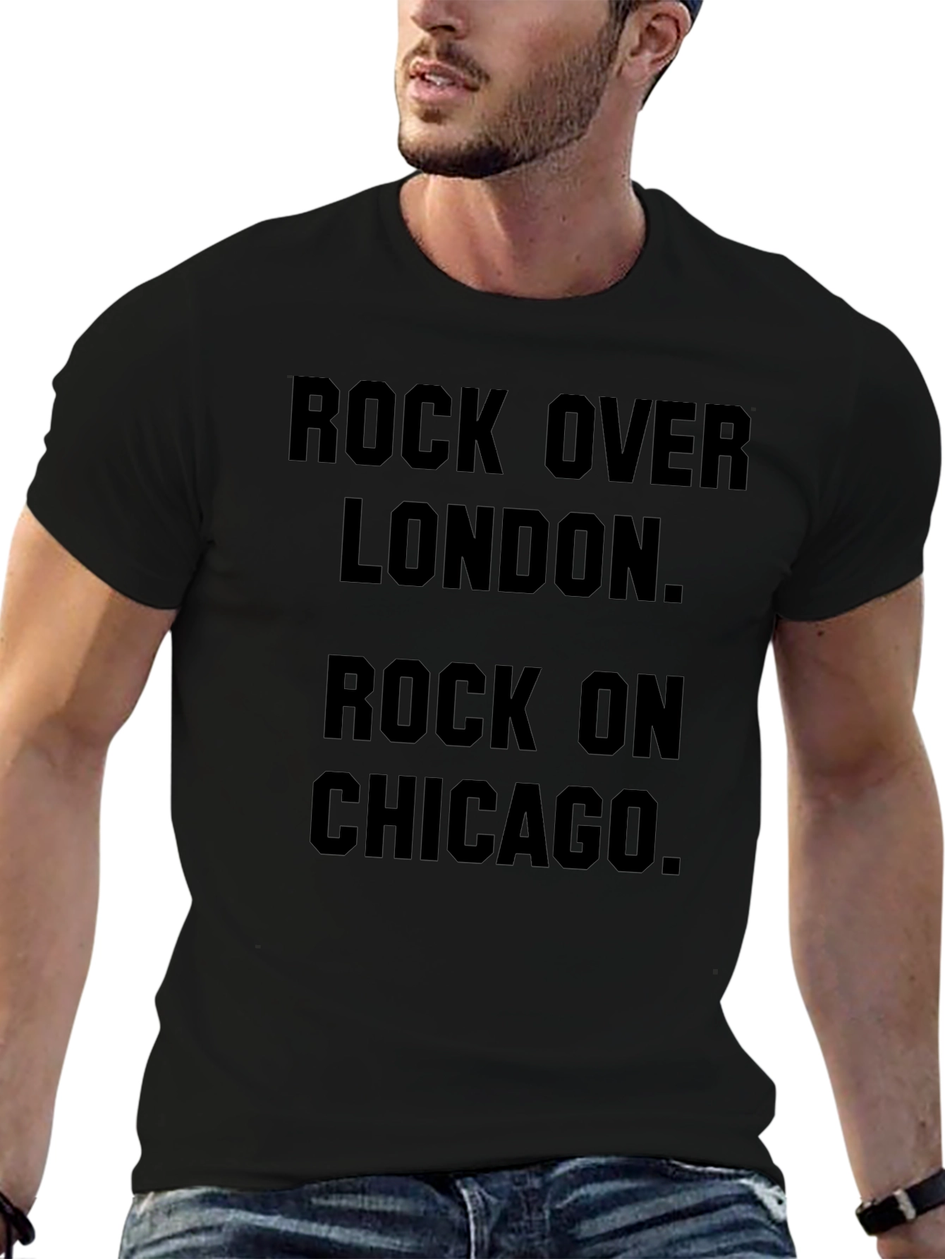 Rock Over London Rock on Chicago Graphic Tee