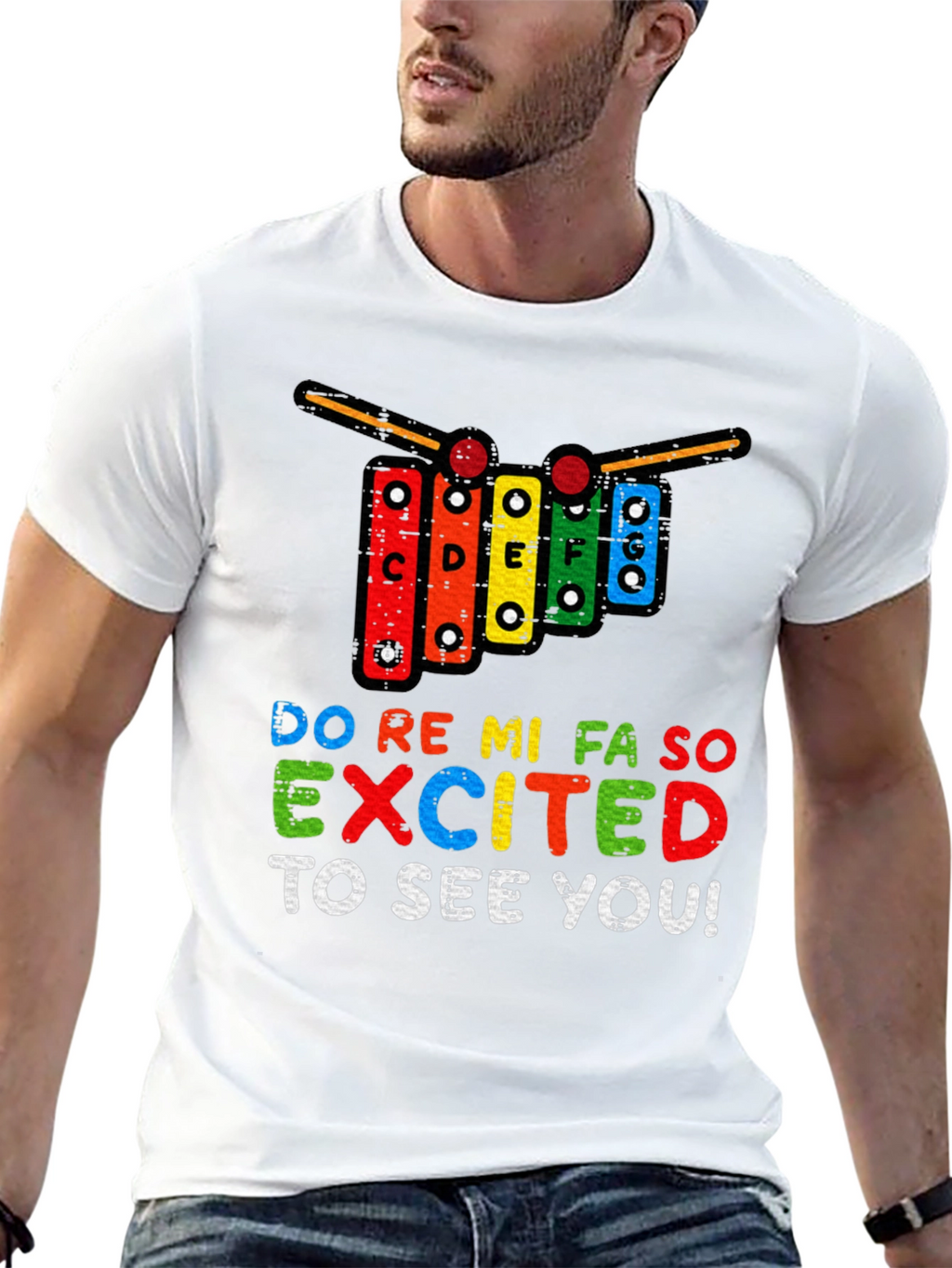 Musical T-Shirt: Do Re Mi Fa So Excited!