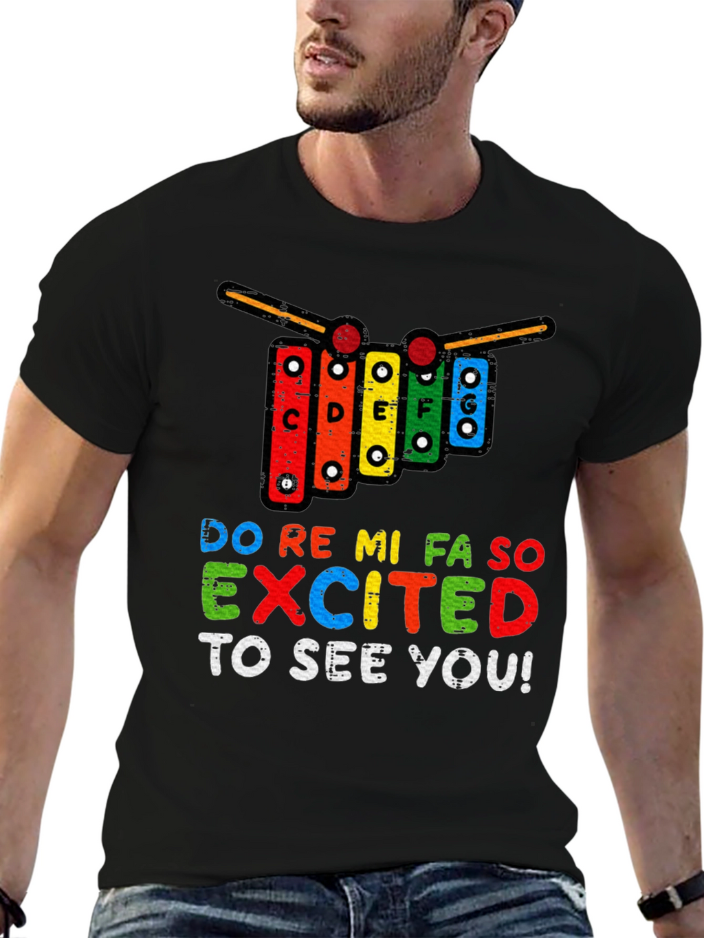 Musical T-Shirt: Do Re Mi Fa So Excited!