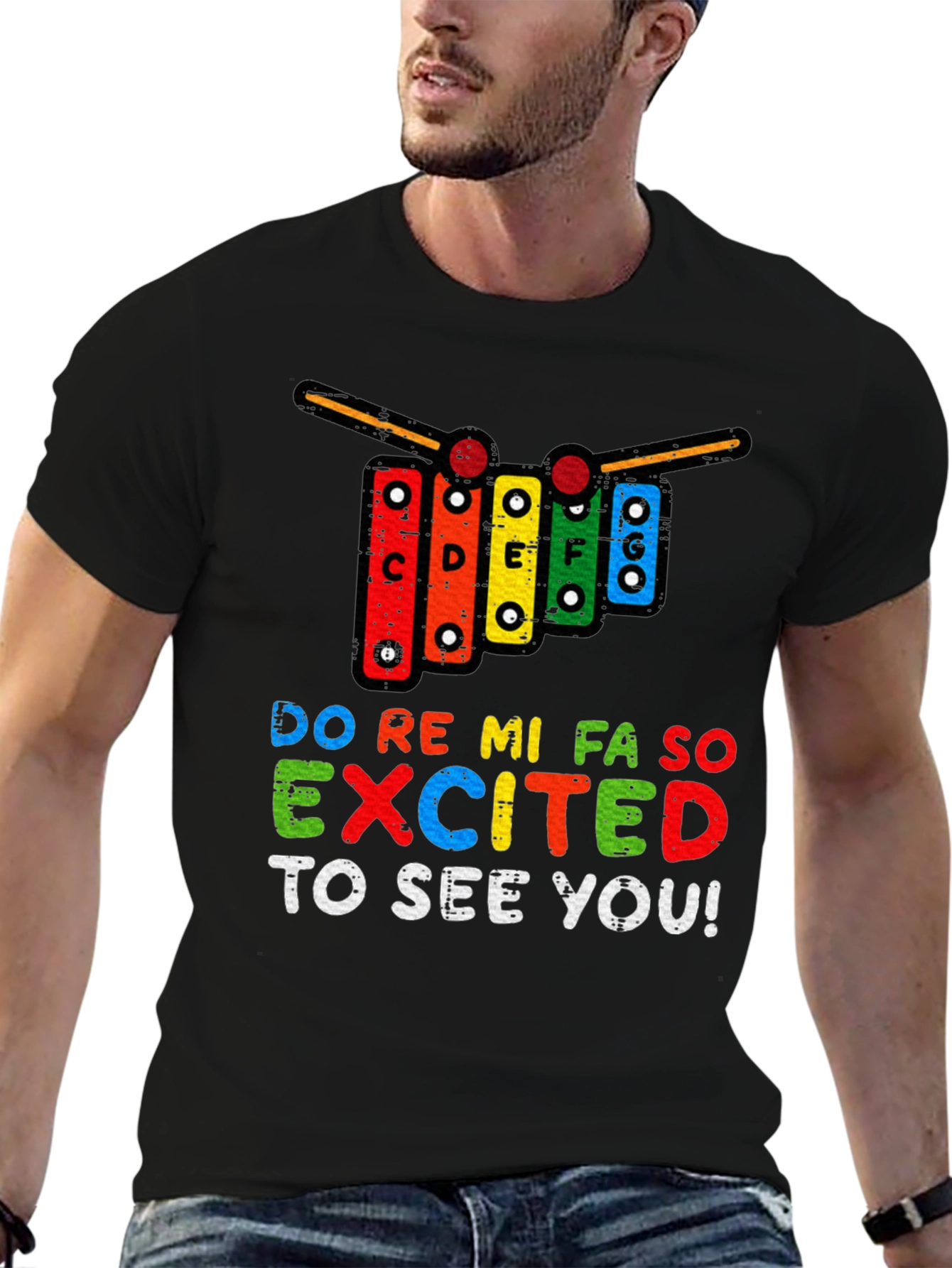 Musical T-Shirt: Do Re Mi Fa So Excited!