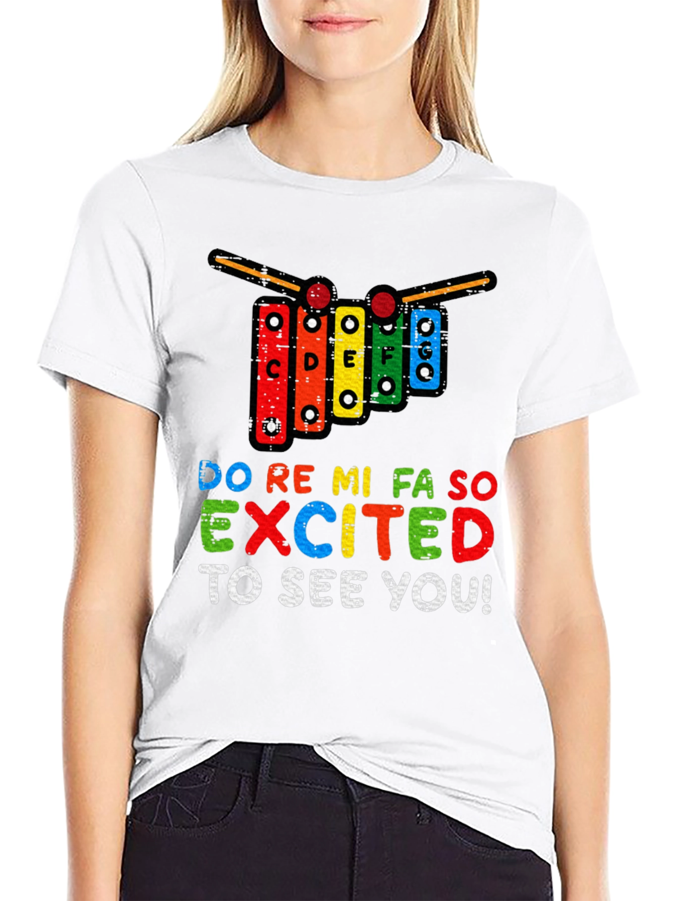 Musical T-Shirt: Do Re Mi Fa So Excited!