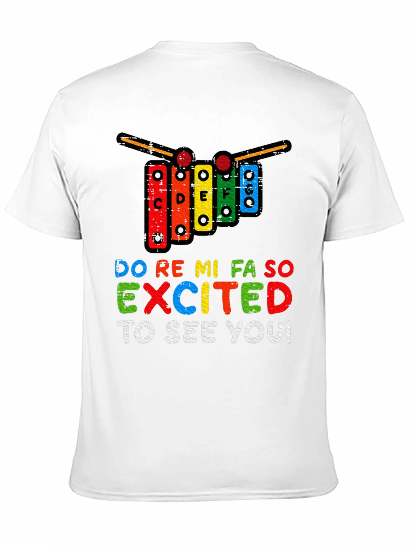 Musical T-Shirt: Do Re Mi Fa So Excited!