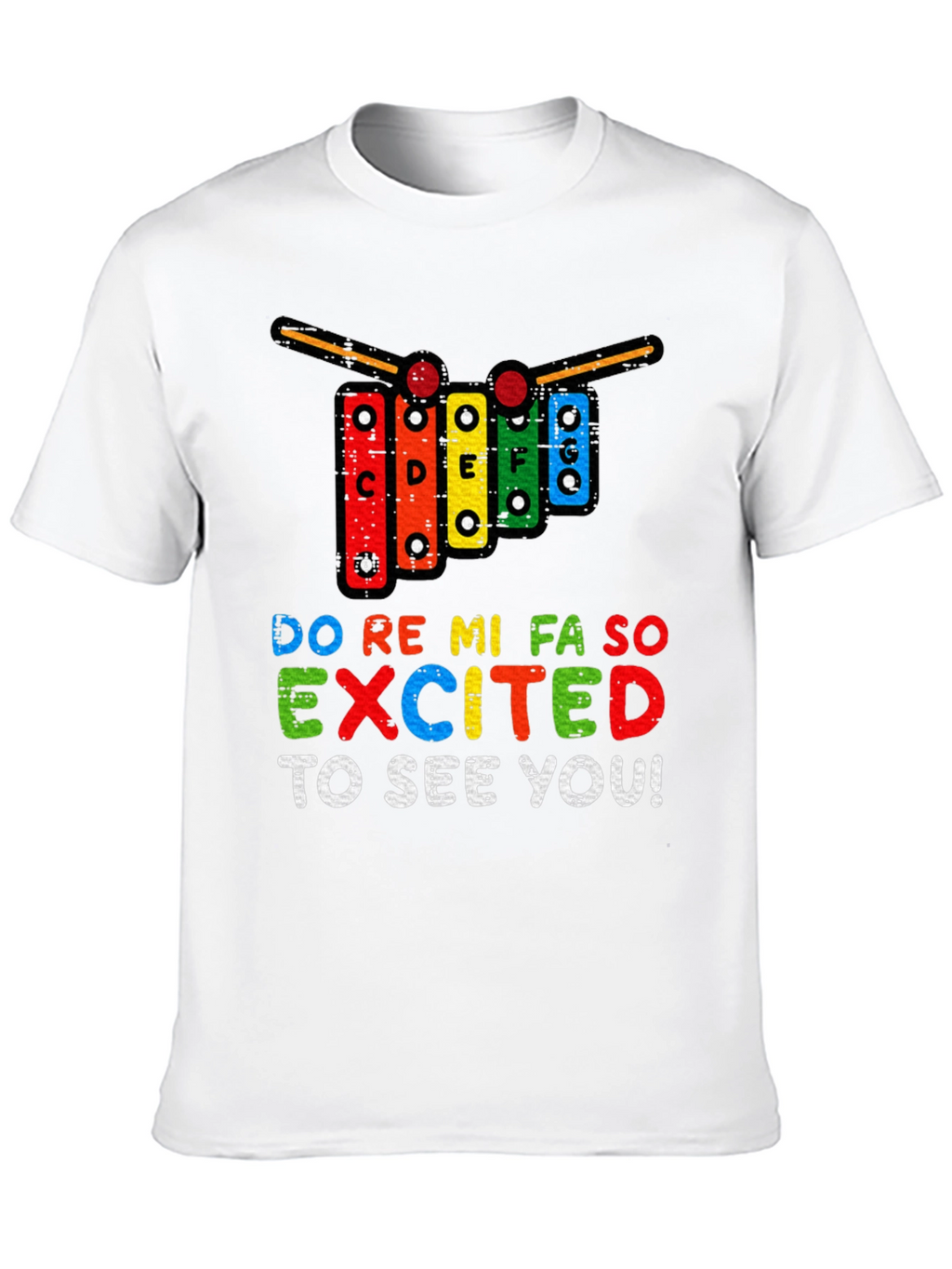 Musical T-Shirt: Do Re Mi Fa So Excited!