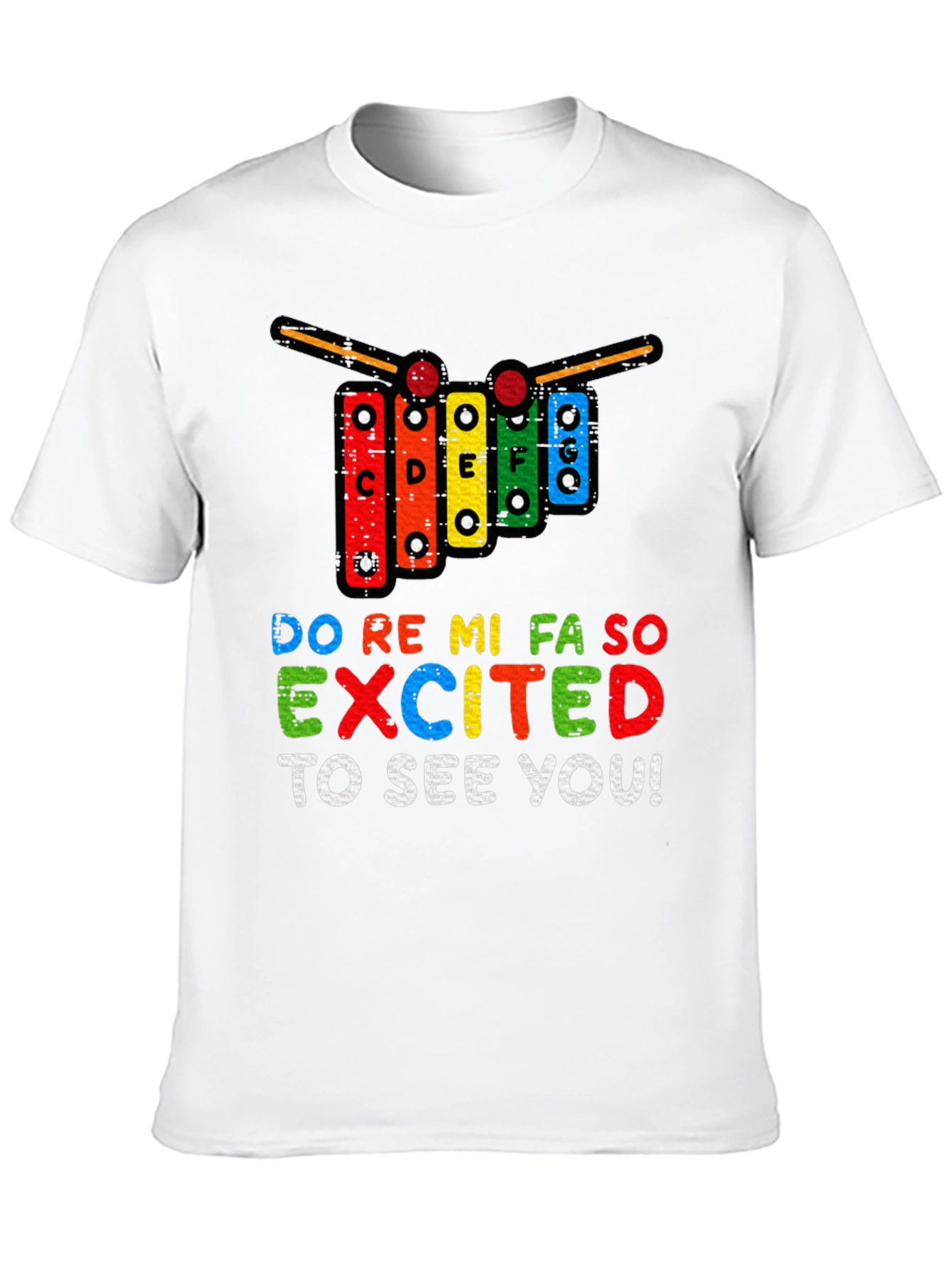Musical T-Shirt: Do Re Mi Fa So Excited!