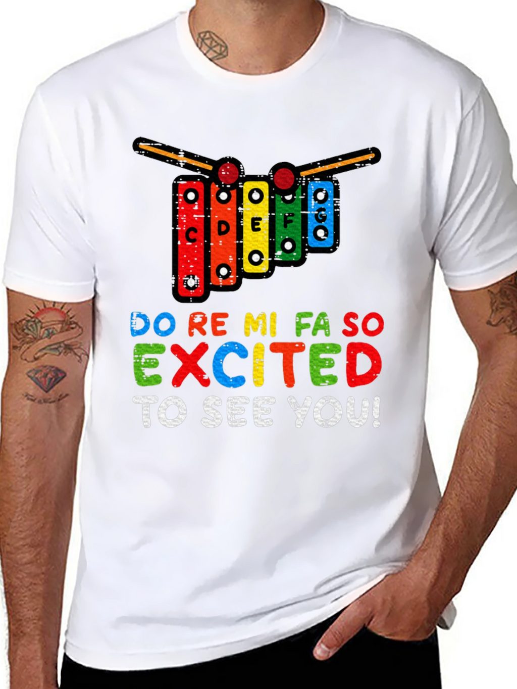Musical T-Shirt: Do Re Mi Fa So Excited!